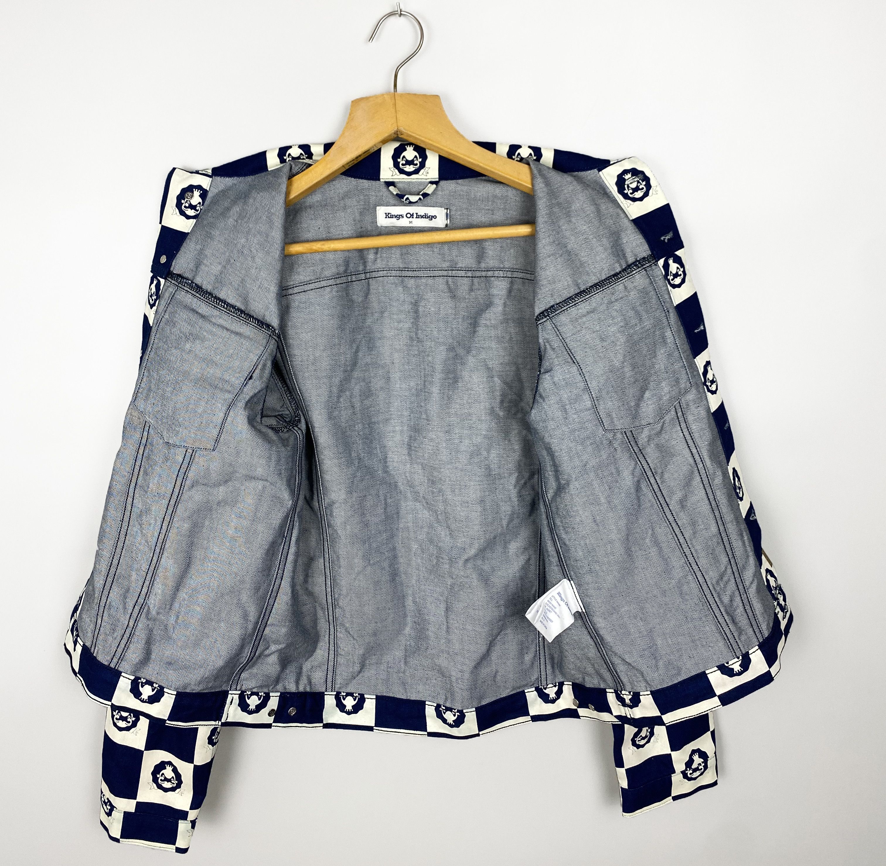 Kings Of Indigo NEW K.O.I. King Of Indigo SS19 Till Monogram Checkered Size US M / EU 48-50 / 2 - 8 Thumbnail