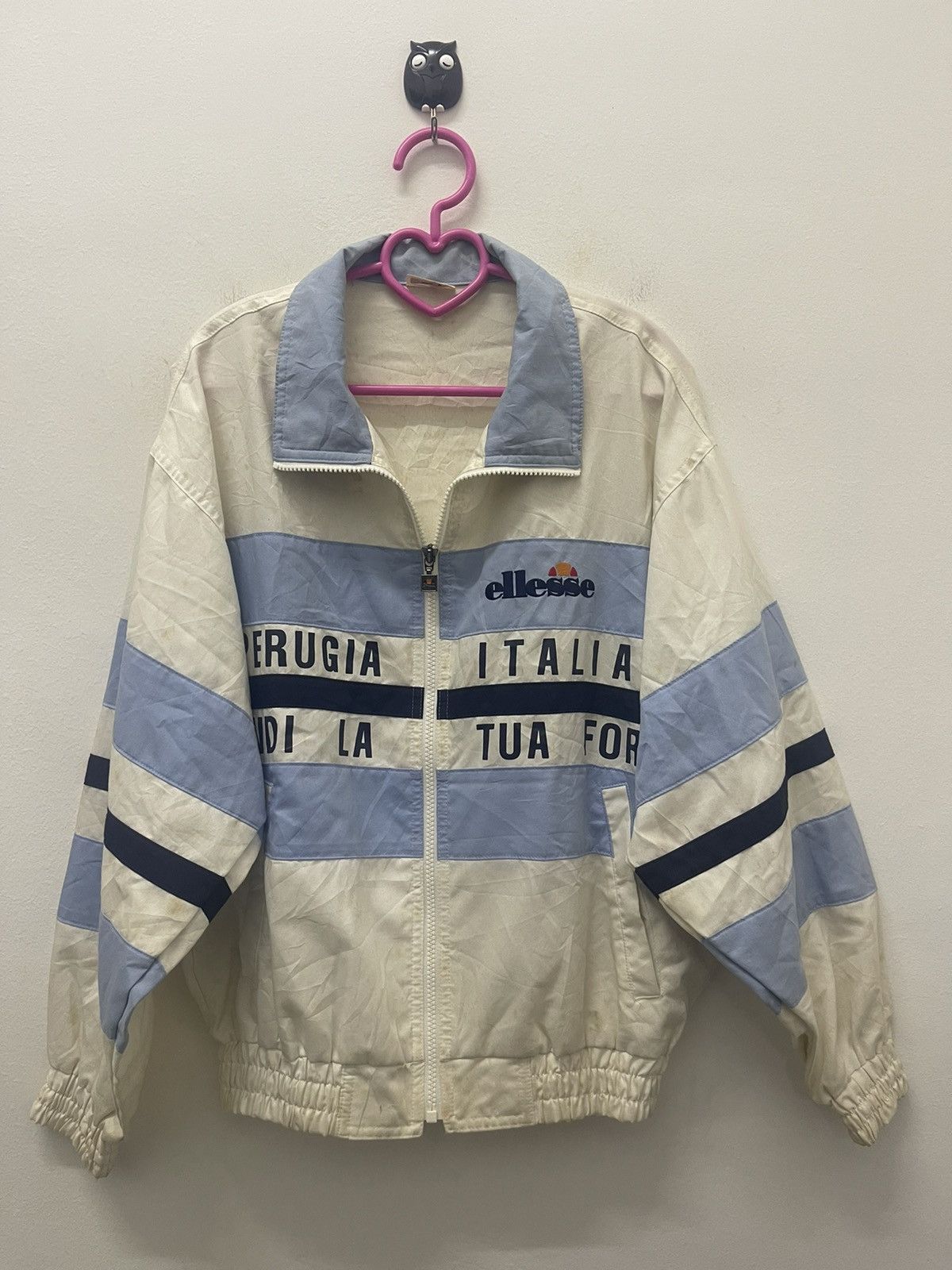 Ellesse Rare Vintage ELLESSE Perugia Italia Prendi La Tua Forza Size US S / EU 44-46 / 1 - 1 Thumbnail