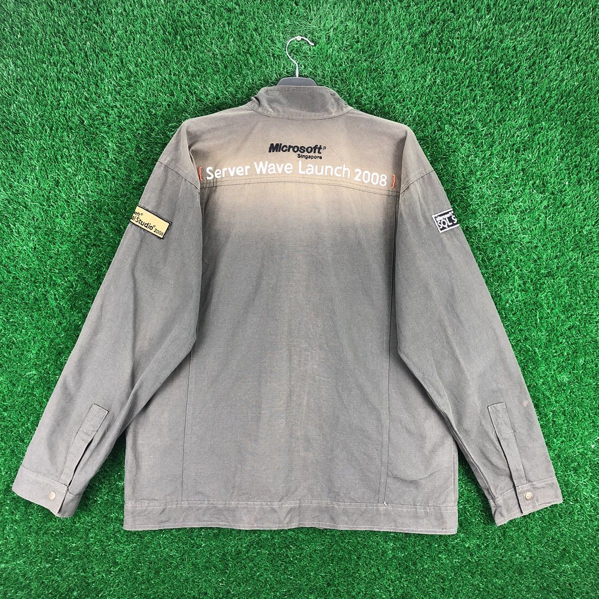Japanese Brand Vintage 2008 Microsoft Singapore Server Wave Launch Jacket Size US XL / EU 56 / 4 - 4 Thumbnail