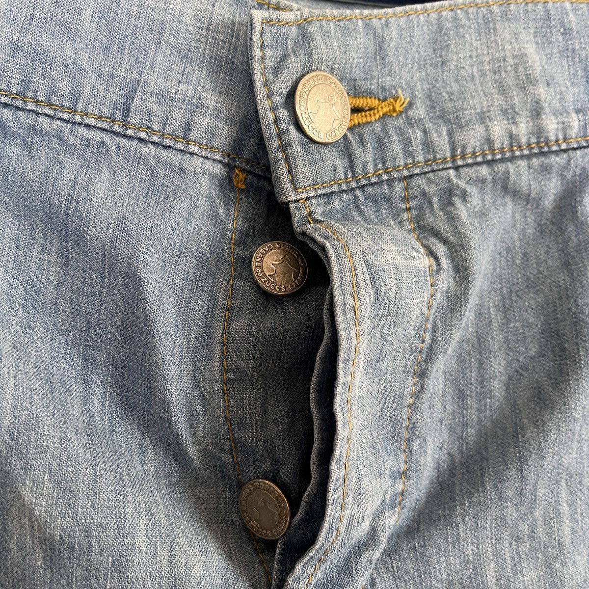 CABANE de ZUCCa × Issey Miyake × Zucca Issey Miyake Assymmetrical Cabane De Zucca Denim Jeans Japan Size US 30 / EU 46 - 14 Thumbnail