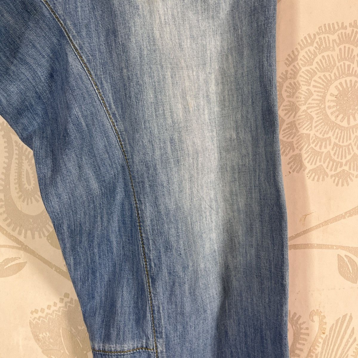 CABANE de ZUCCa × Issey Miyake × Zucca Issey Miyake Assymmetrical Cabane De Zucca Denim Jeans Japan Size US 30 / EU 46 - 11 Thumbnail