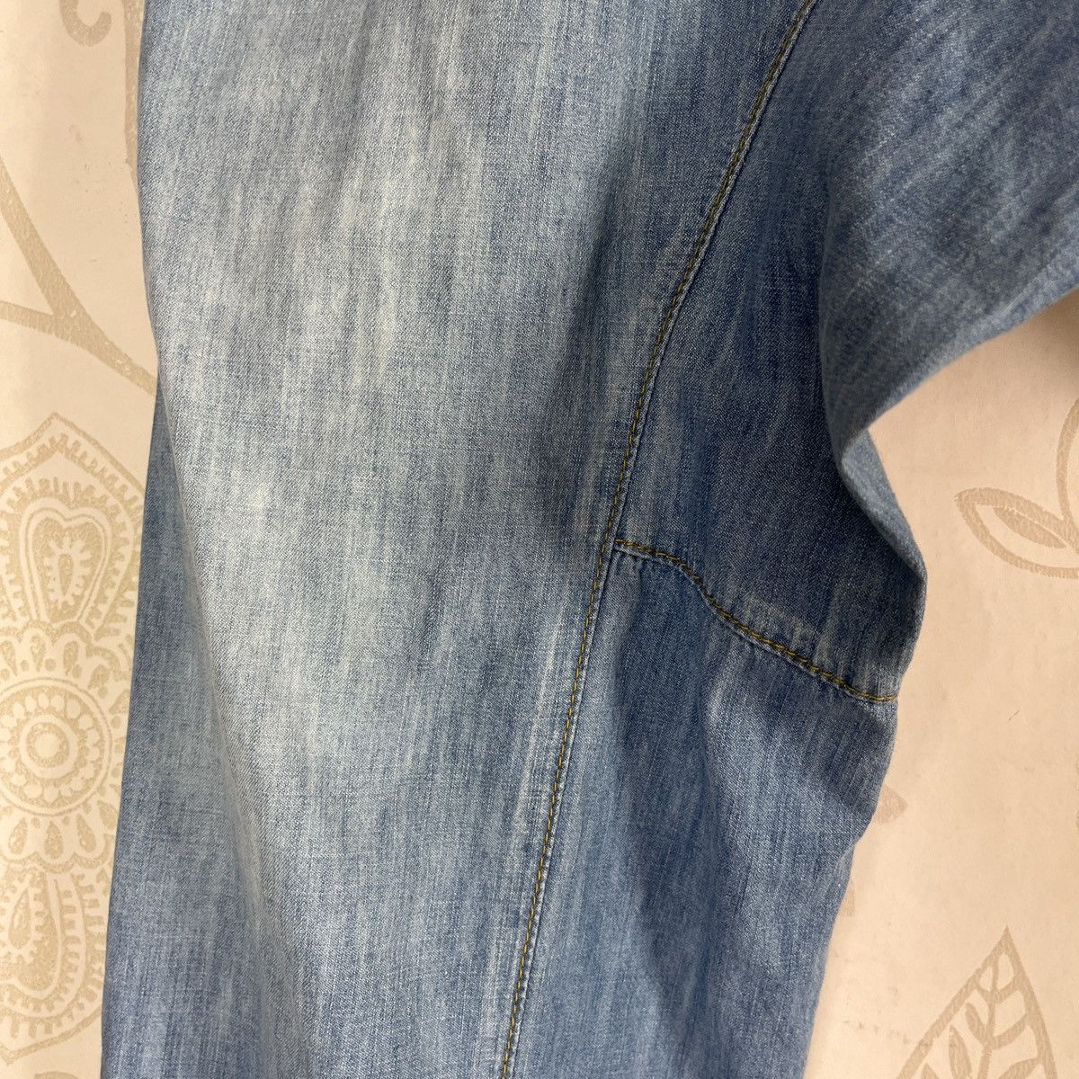 CABANE de ZUCCa × Issey Miyake × Zucca Issey Miyake Assymmetrical Cabane De Zucca Denim Jeans Japan Size US 30 / EU 46 - 12 Thumbnail