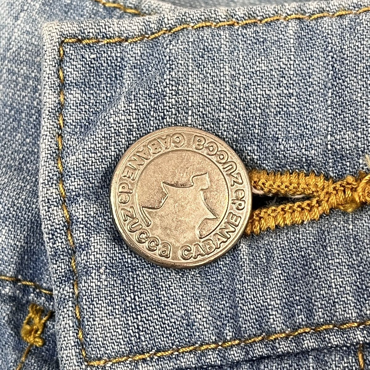 CABANE de ZUCCa × Issey Miyake × Zucca Issey Miyake Assymmetrical Cabane De Zucca Denim Jeans Japan Size US 30 / EU 46 - 9 Thumbnail