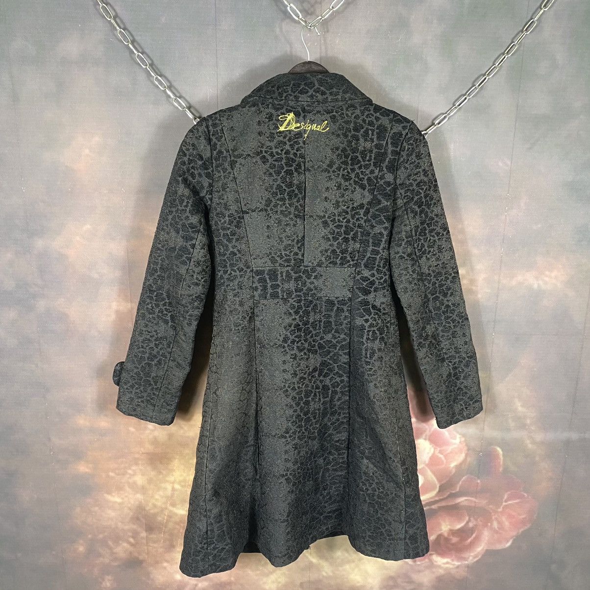 Japanese Brand × Vintage Vintage Japanese Leapard Lining Rose Trech Coat Size M / US 6-8 / IT 42-44 - 8 Thumbnail
