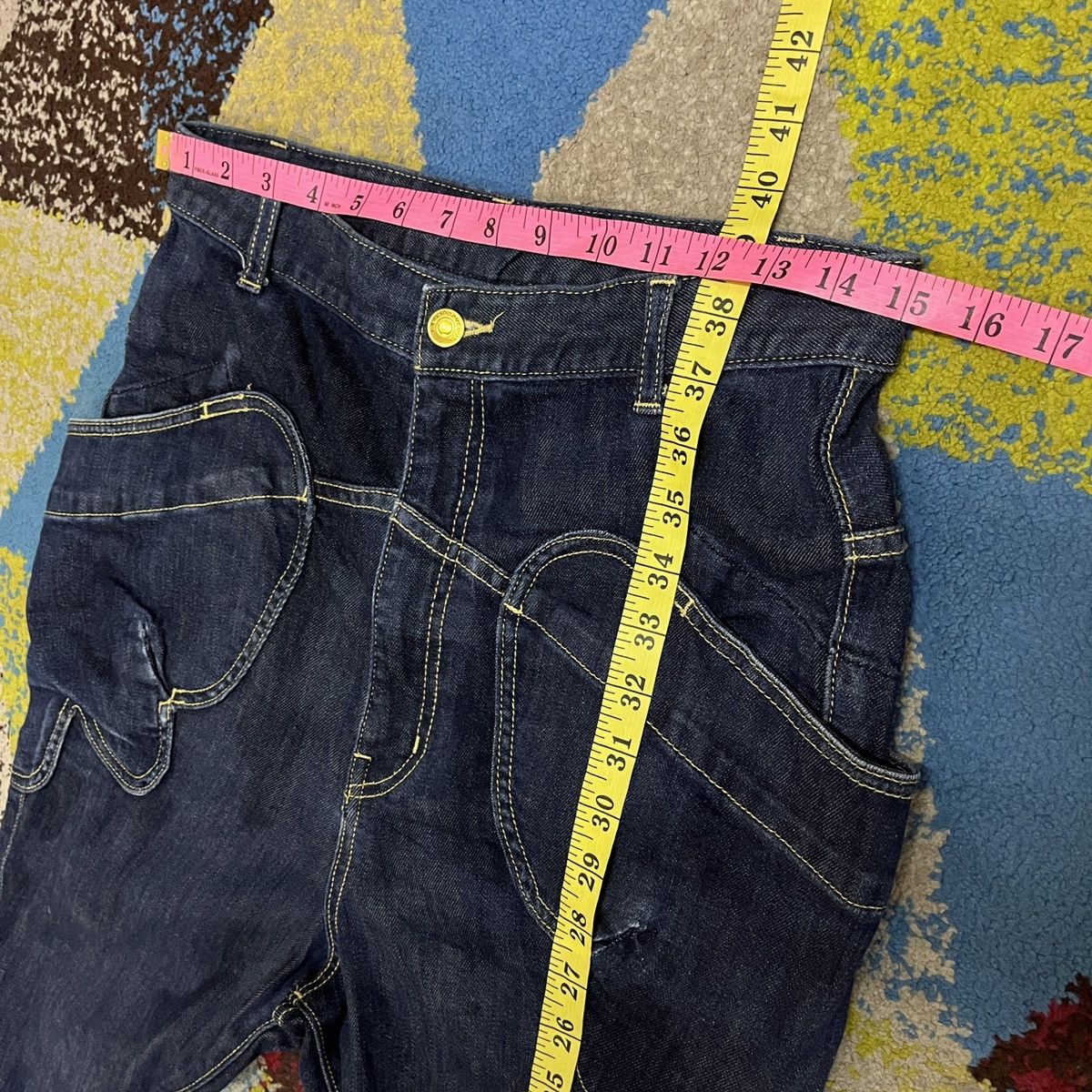 Indigo × Issey Miyake × mercibeaucoup Issey Miyake Mercibeaucoup 3D Pockets Indigo Ink Japan Size US 30 / EU 46 - 5 Thumbnail