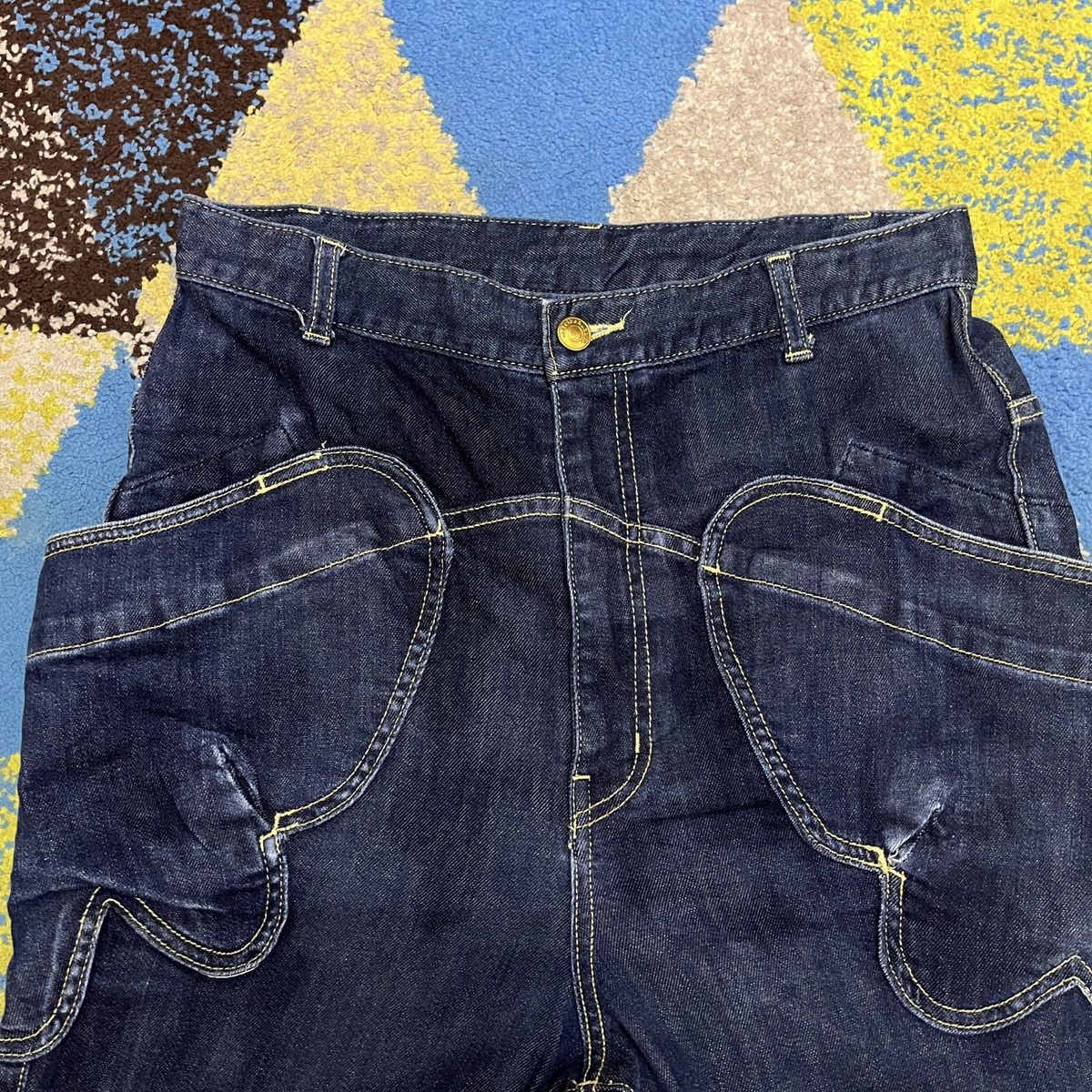 Indigo × Issey Miyake × mercibeaucoup Issey Miyake Mercibeaucoup 3D Pockets Indigo Ink Japan Size US 30 / EU 46 - 7 Thumbnail