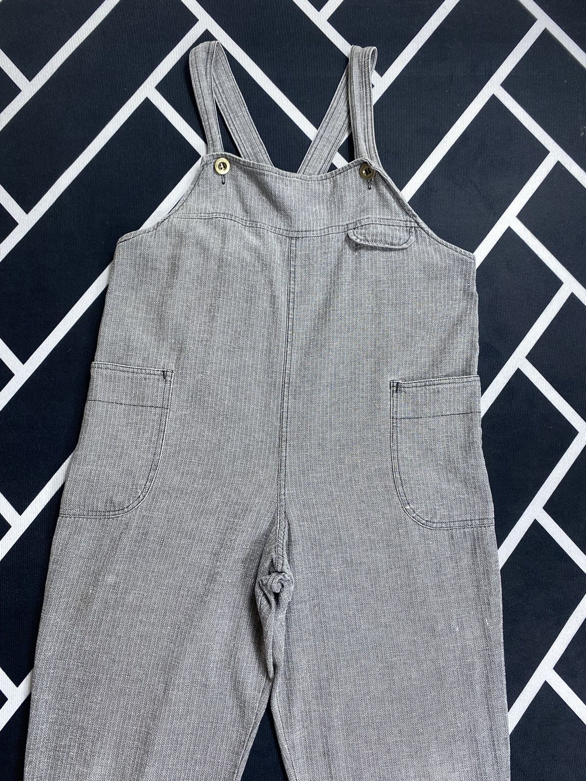 Japanese Brand × Vintage Vintage HBT Japanese Valman Overalls Size US 27 - 2 Thumbnail