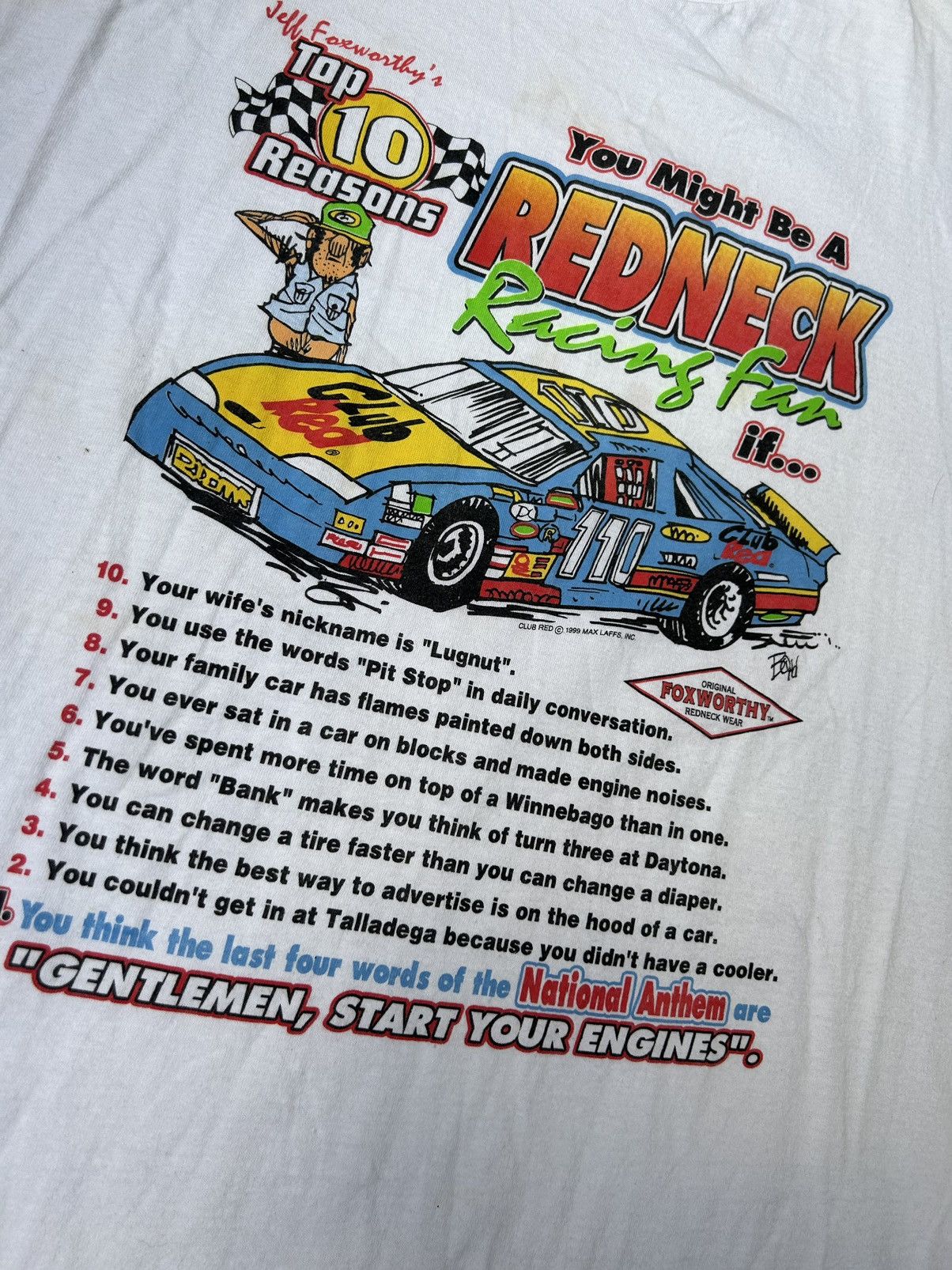 NASCAR × Vintage Vintage 90s Racing NASCAR Graphic T Shirt Tee Size US XL / EU 56 / 4 - 5 Thumbnail