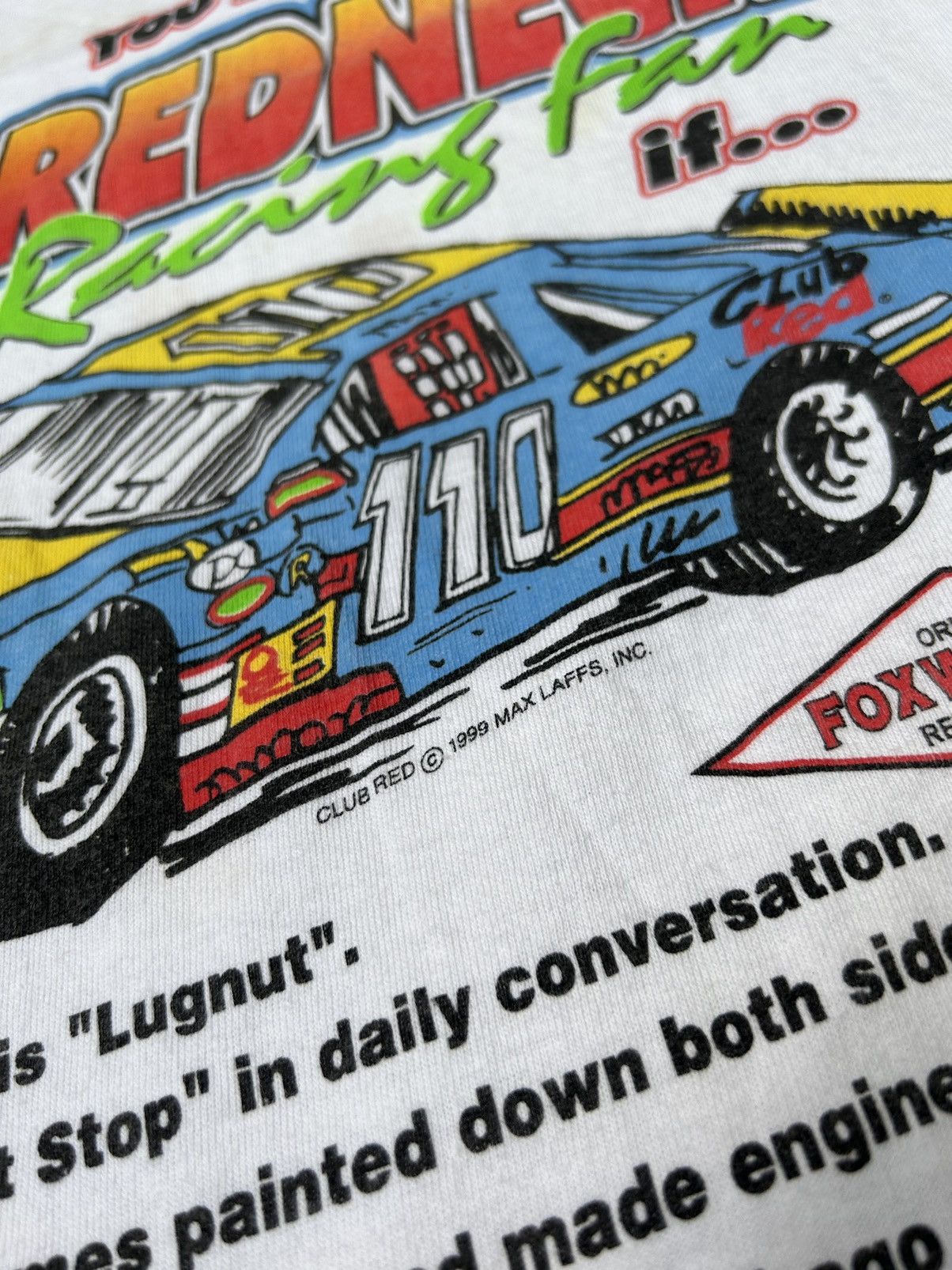 NASCAR × Vintage Vintage 90s Racing NASCAR Graphic T Shirt Tee Size US XL / EU 56 / 4 - 6 Thumbnail