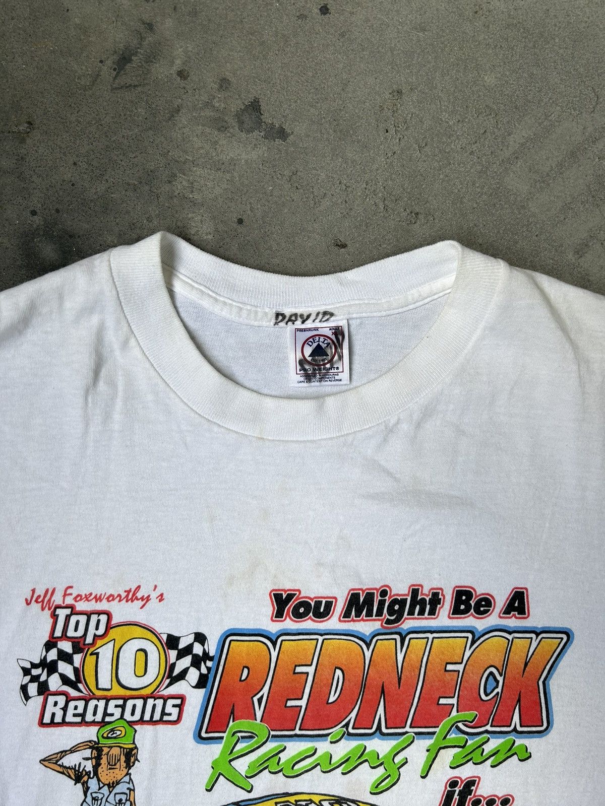 NASCAR × Vintage Vintage 90s Racing NASCAR Graphic T Shirt Tee Size US XL / EU 56 / 4 - 3 Thumbnail