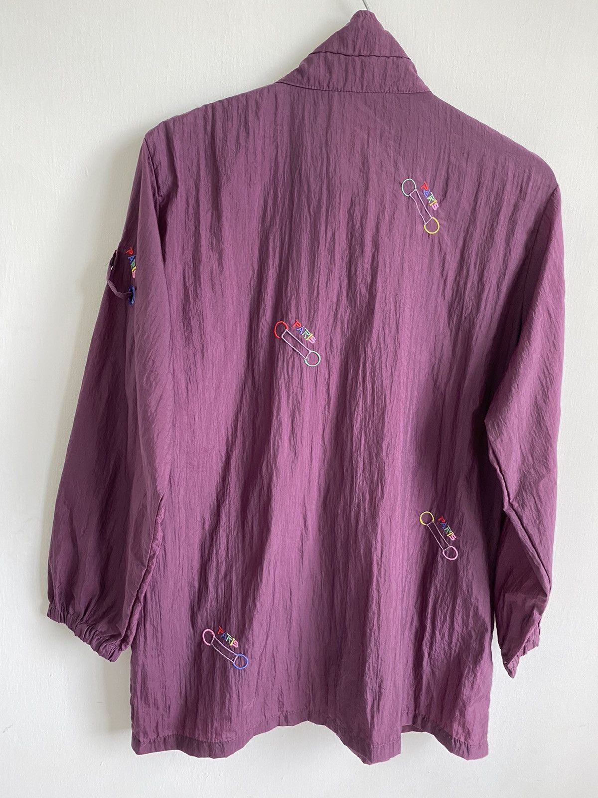 Japanese Brand × Vintage OFFER🔥Vintage Unbranded Paris Zip up Light weight Jacket Size US L / EU 52-54 / 3 - 7 Thumbnail