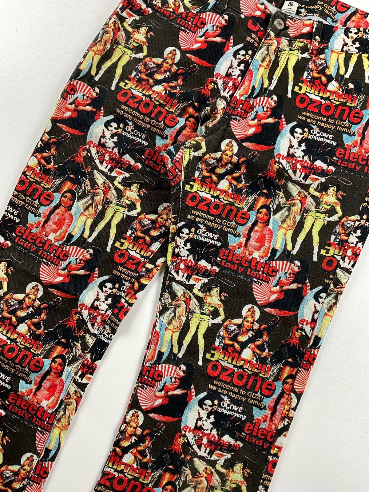 Hysteric Glamour Vintage Ozone Community x Hysteric Glamour Printed Pants Size US 28 / EU 44 - 4 Thumbnail