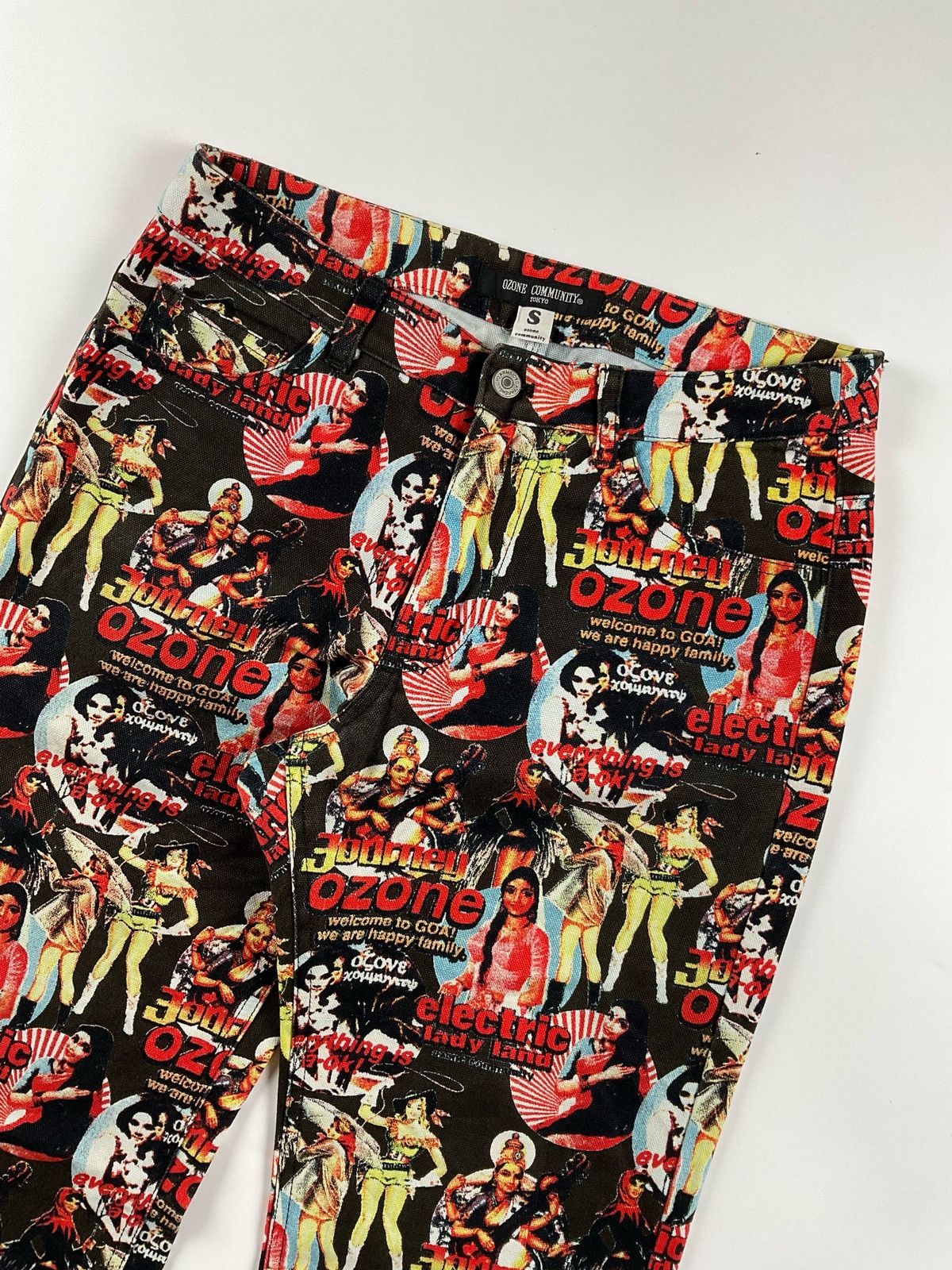 Hysteric Glamour Vintage Ozone Community x Hysteric Glamour Printed Pants Size US 28 / EU 44 - 5 Thumbnail