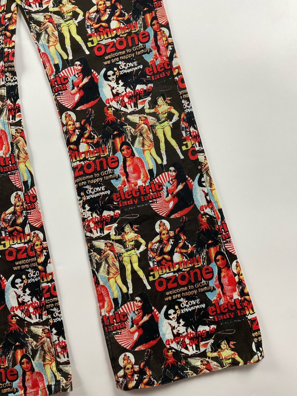 Hysteric Glamour Vintage Ozone Community x Hysteric Glamour Printed Pants Size US 28 / EU 44 - 3 Thumbnail
