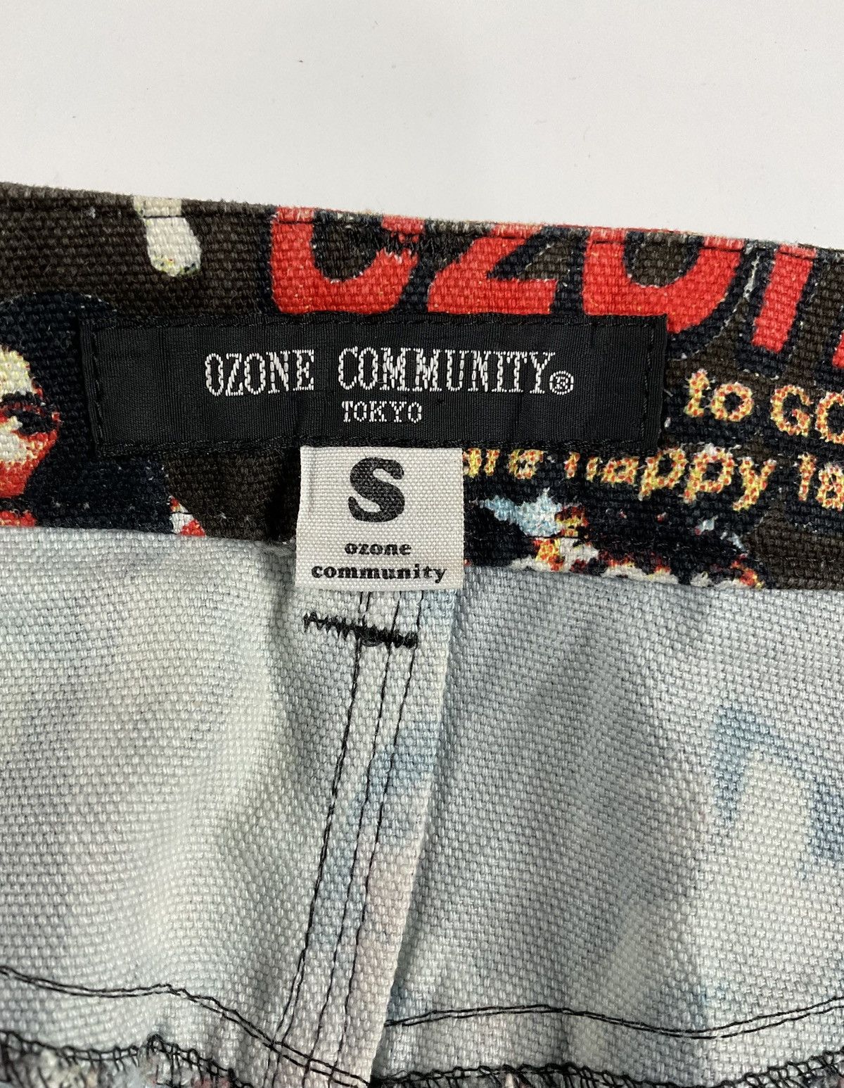 Hysteric Glamour Vintage Ozone Community x Hysteric Glamour Printed Pants Size US 28 / EU 44 - 8 Thumbnail