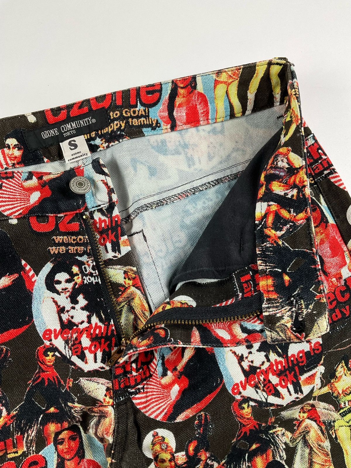 Hysteric Glamour Vintage Ozone Community x Hysteric Glamour Printed Pants Size US 28 / EU 44 - 7 Thumbnail