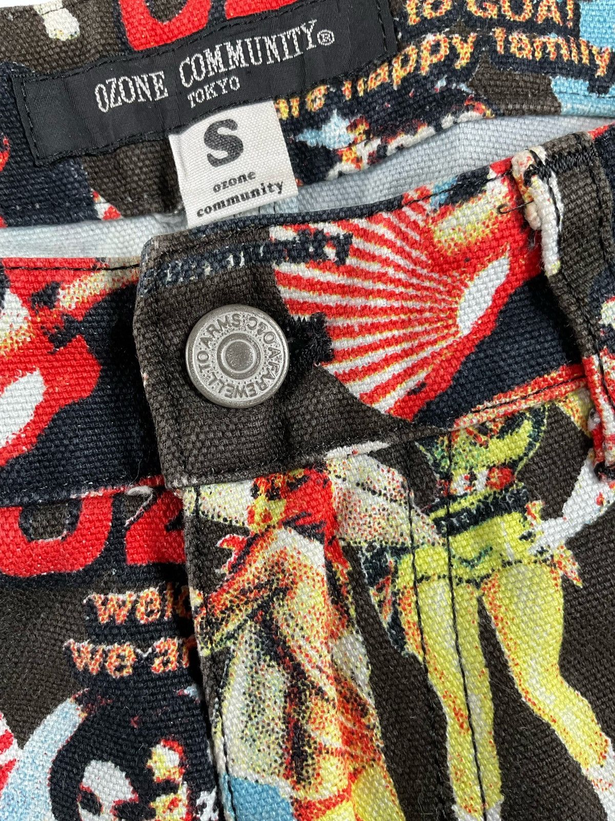 Hysteric Glamour Vintage Ozone Community x Hysteric Glamour Printed Pants Size US 28 / EU 44 - 6 Thumbnail