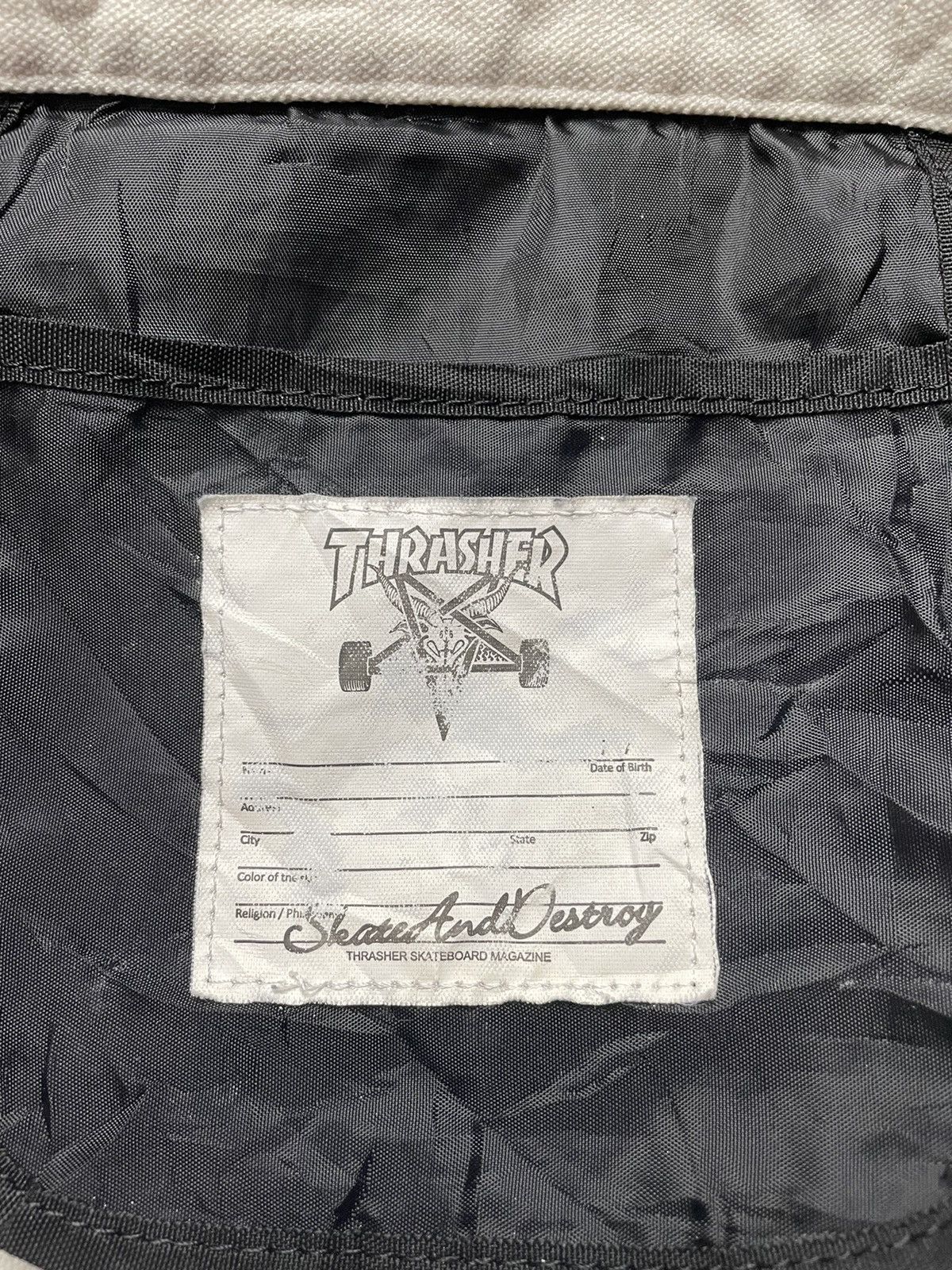 Thrasher Thrasher Tote Bag Size ONE SIZE - 5 Thumbnail