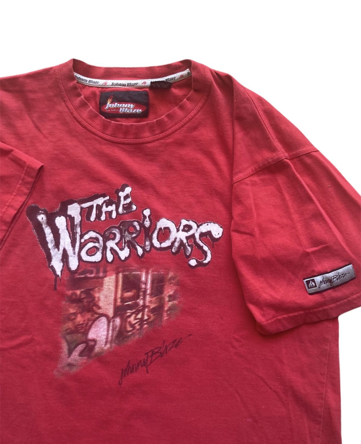 Rap Tees Vintage Johnny Blaze X the warriors tee Wu tang XL Size US XL / EU 56 / 4 - 1 Thumbnail