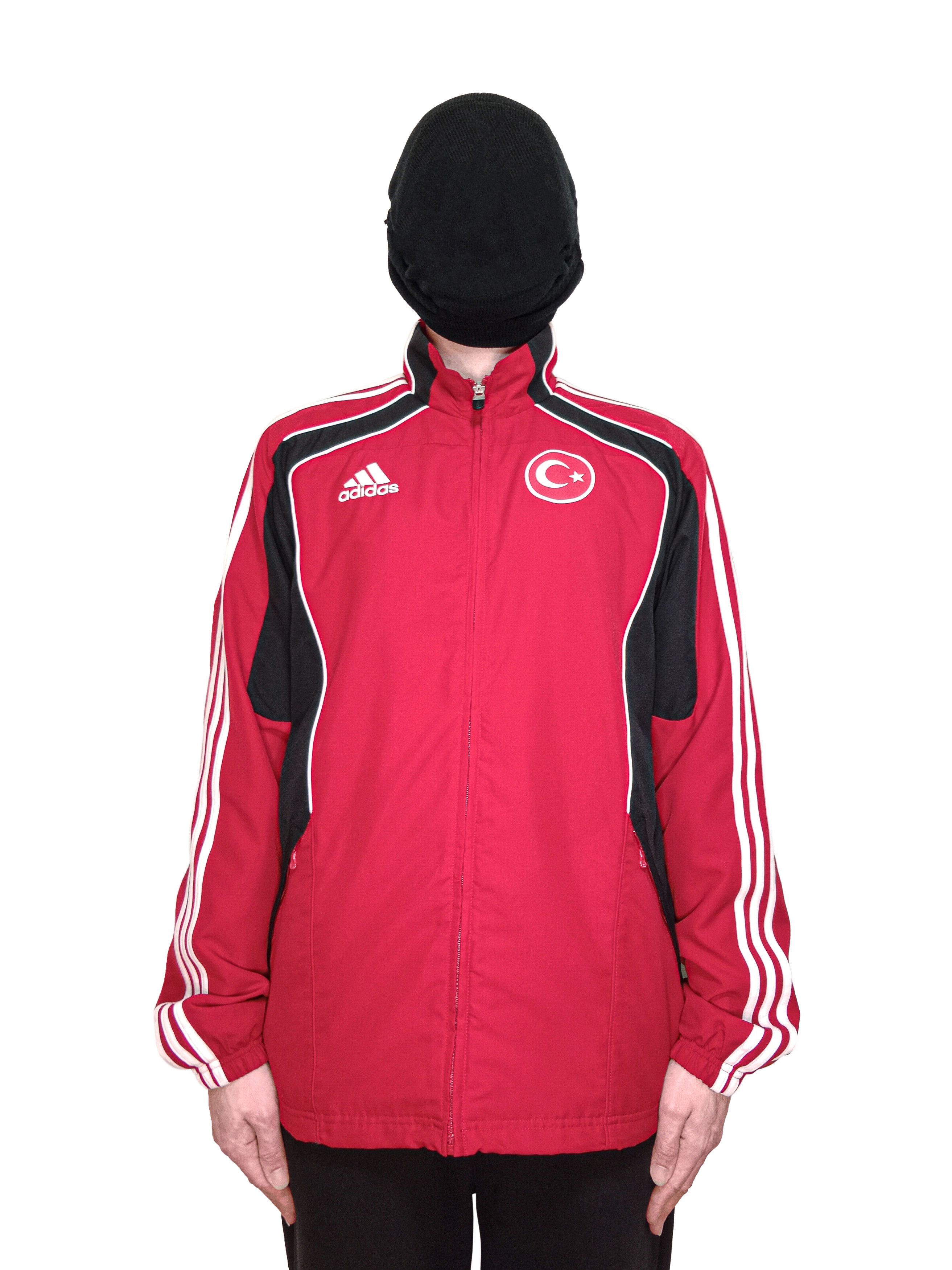 Adidas Vintage track top jacket p48301 L TURKEY TURKIYE OFFICIAL NATIONAL Grailed