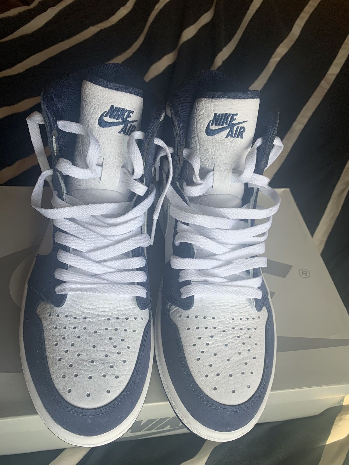 Jordan Brand × Nike Jordan 1 “Midnight Navy” Size US 10 / EU 43 - 12 Thumbnail