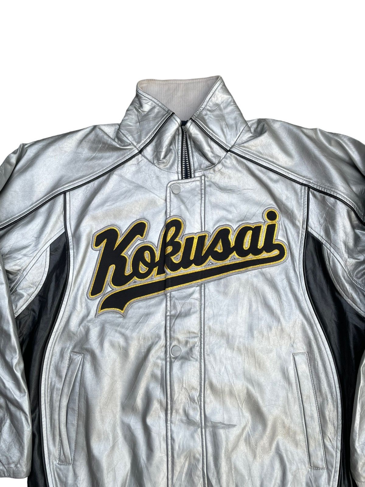 Asics × MLB × Vintage Vintage Asics Kokusai Baseball Jacket Size US XL / EU 56 / 4 - 3 Thumbnail