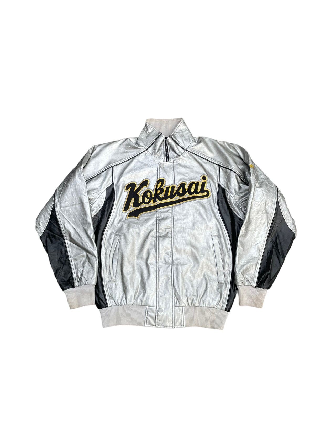 Asics × MLB × Vintage Vintage Asics Kokusai Baseball Jacket Size US XL / EU 56 / 4 - 1 Thumbnail