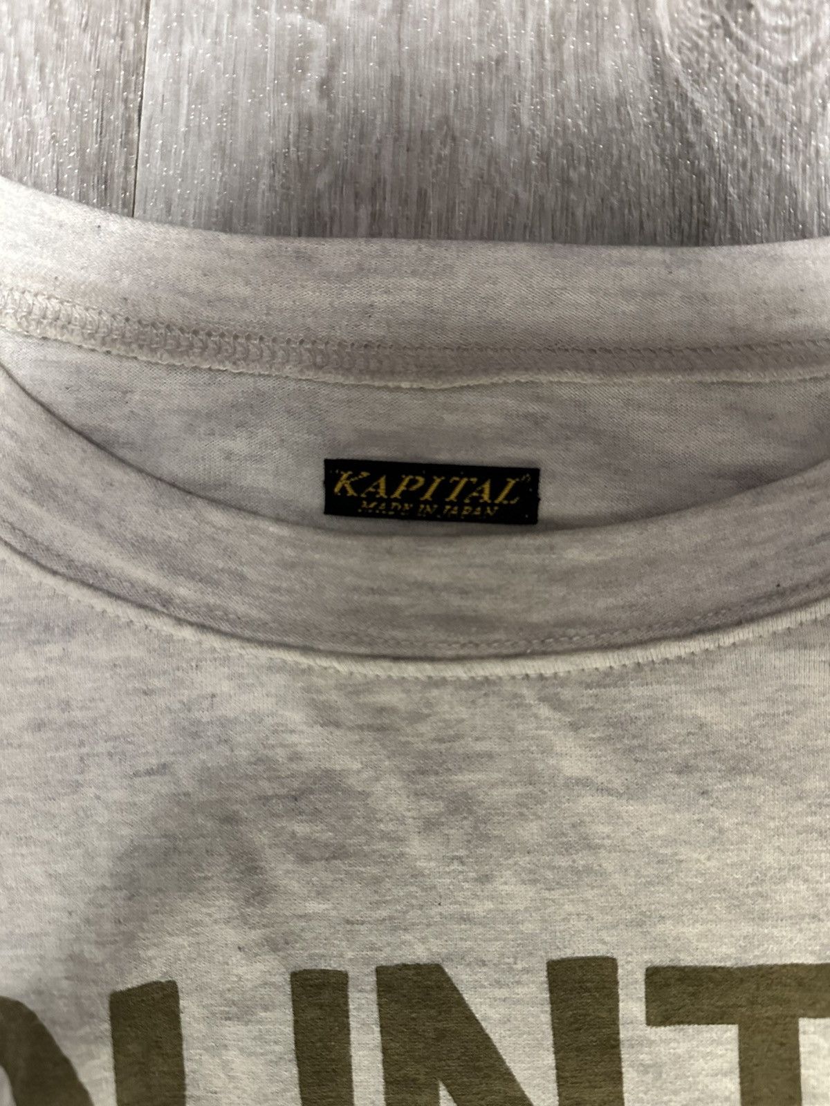 Kapital Kapital Kountry Hardball cut and sewn tee | Grailed