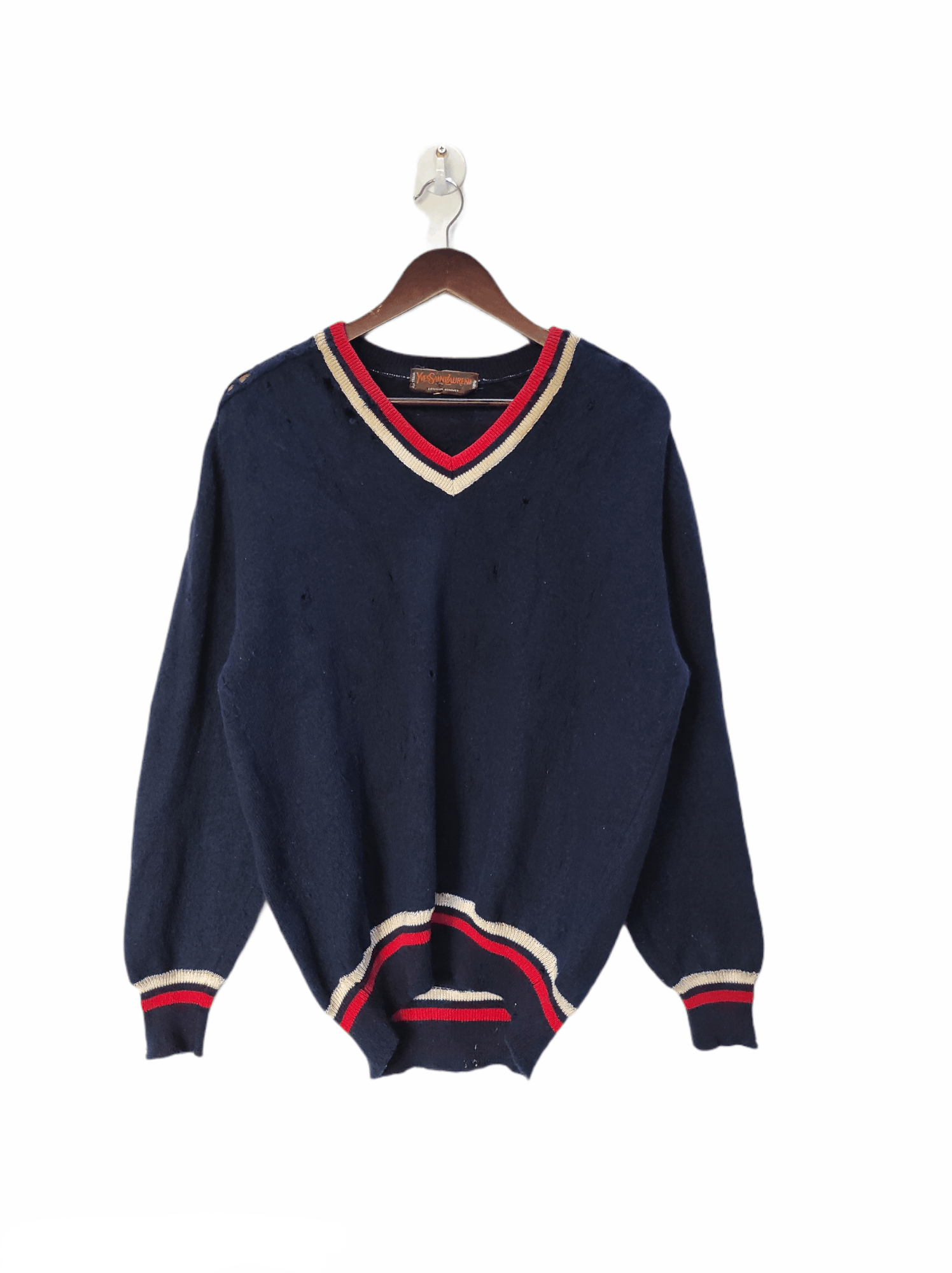 Yves Saint Laurent Vintage Yves Saint Laurent YSL Orange Tag Knitwear Size US M / EU 48-50 / 2 - 1 Thumbnail