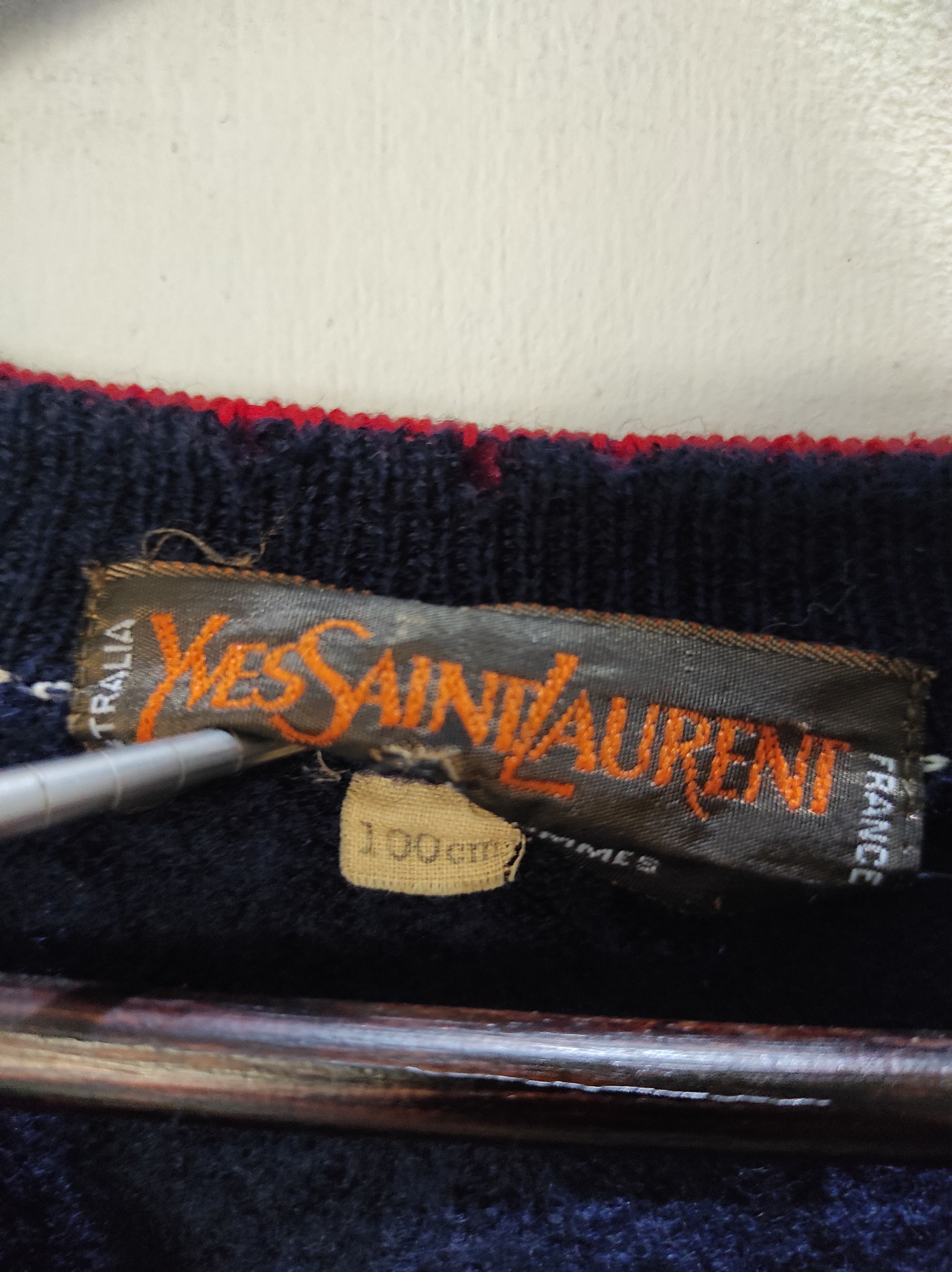 Yves Saint Laurent Vintage Yves Saint Laurent YSL Orange Tag Knitwear Size US M / EU 48-50 / 2 - 5 Thumbnail