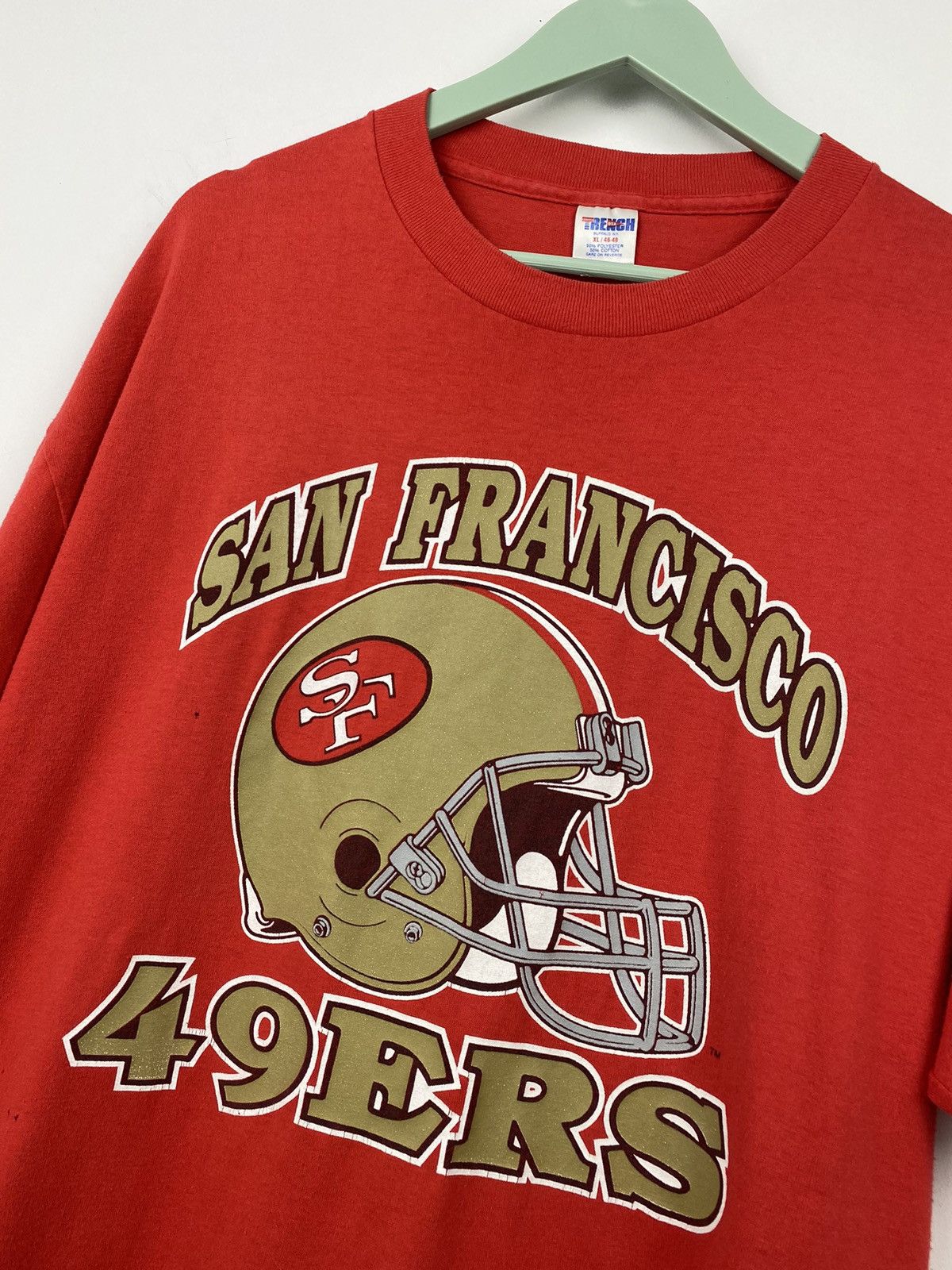 NFL Vintage San Francisco 49ERS T Shirt Tee Buffalo Bills NFL Size US XL / EU 56 / 4 - 2 Thumbnail
