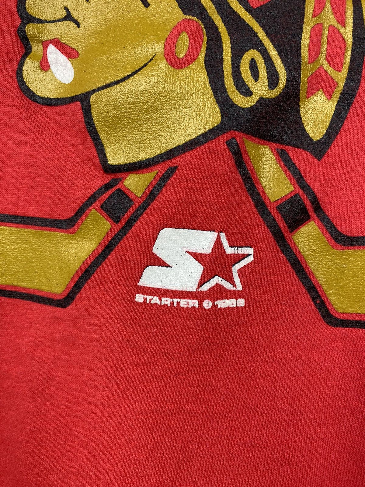 Starter Vintage Chicago Blackhawks Starter T Shirt Rangers Kings Size US M / EU 48-50 / 2 - 3 Thumbnail