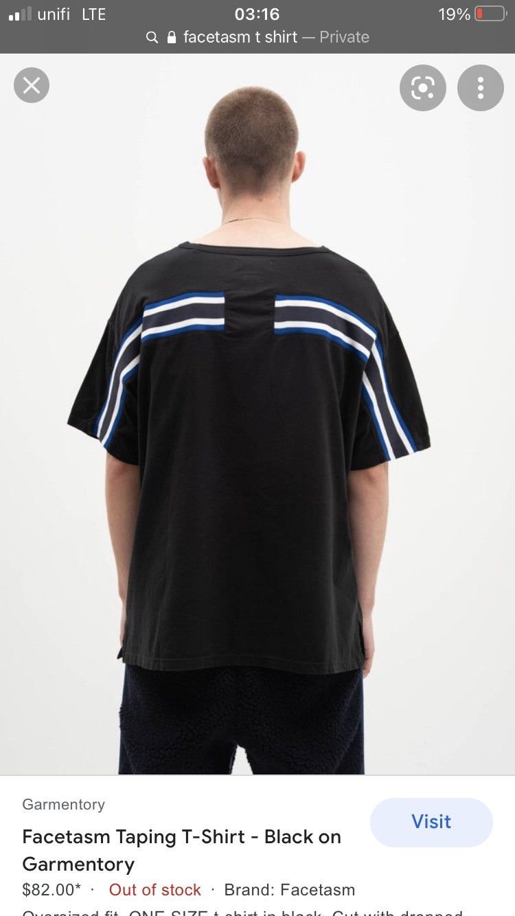 Facetasm 18FW Neon Ribbed T-Shirt Size US M / EU 48-50 / 2 - 5 Thumbnail