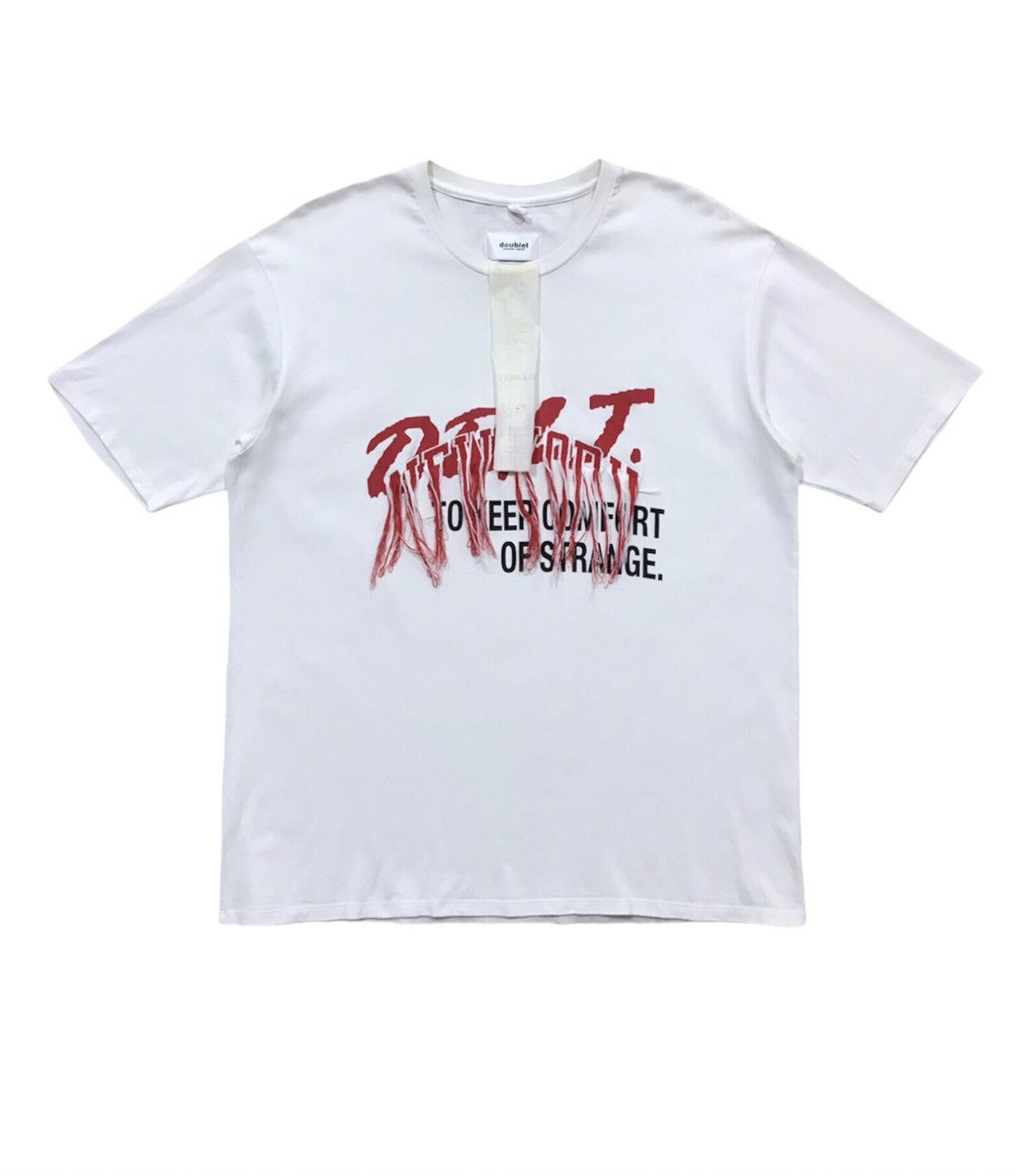 Doublet 17SS Fringe Embroidery T-Shirt Size US L / EU 52-54 / 3 - 2 Thumbnail