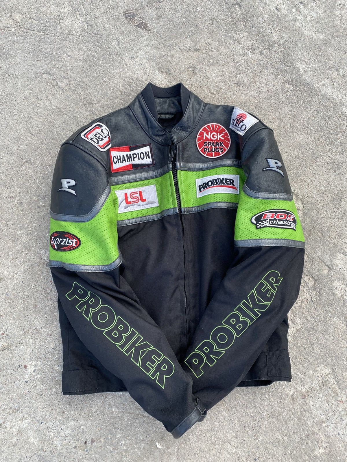 Vintage Probiker Castrol Racing Leather Jacket Vintage Y2K Size US M / EU 48-50 / 2 - 7 Thumbnail