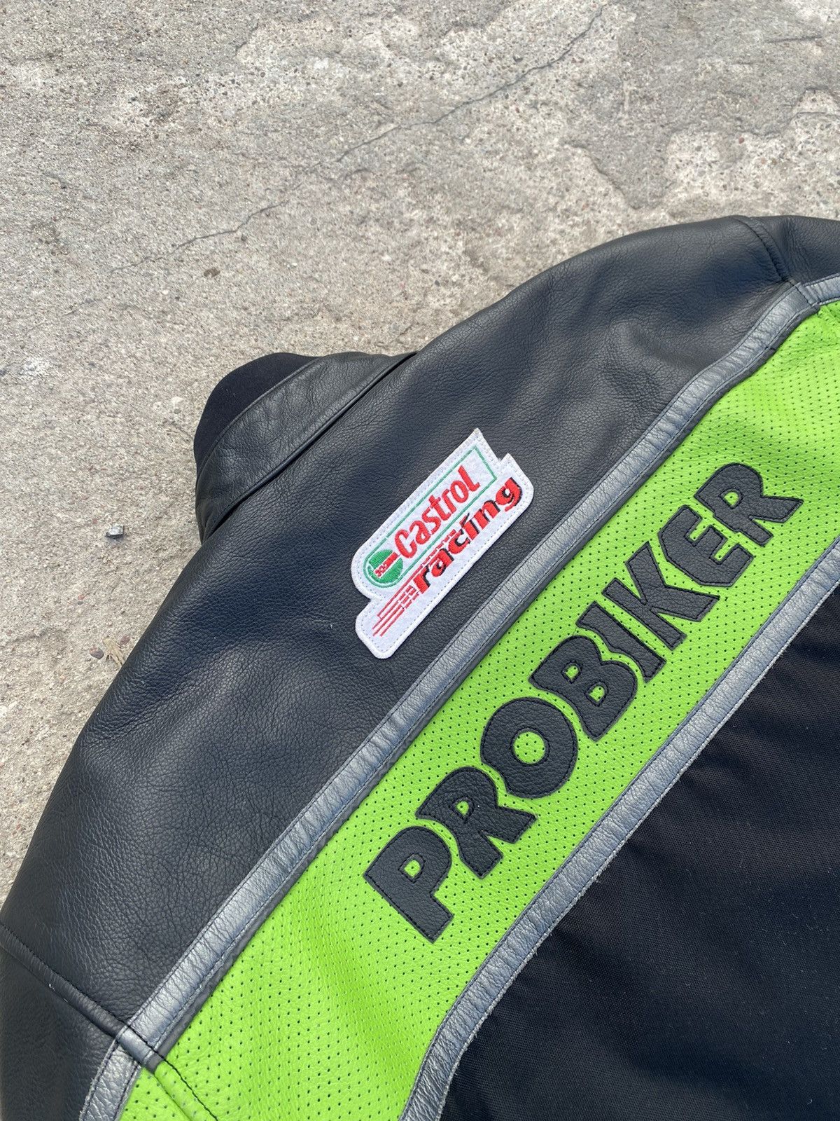 Vintage Probiker Castrol Racing Leather Jacket Vintage Y2K Size US M / EU 48-50 / 2 - 12 Thumbnail