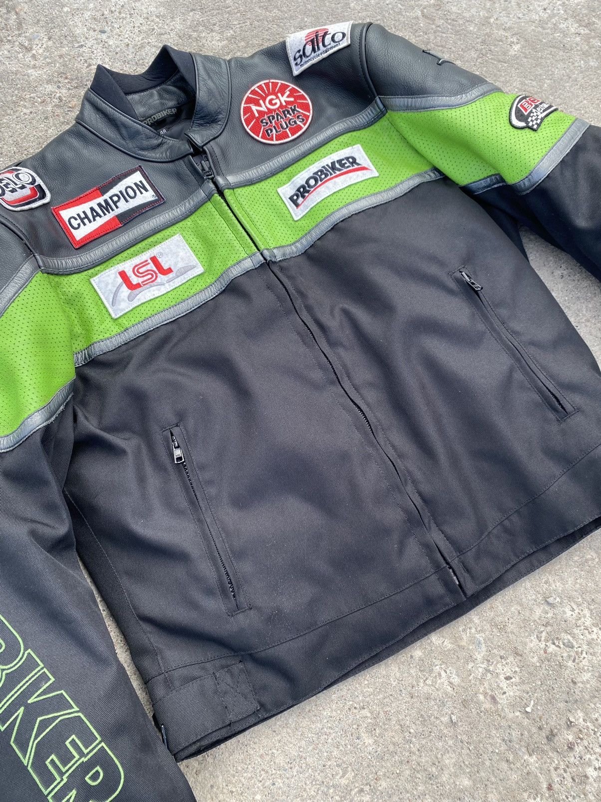 Vintage Probiker Castrol Racing Leather Jacket Vintage Y2K Size US M / EU 48-50 / 2 - 3 Thumbnail