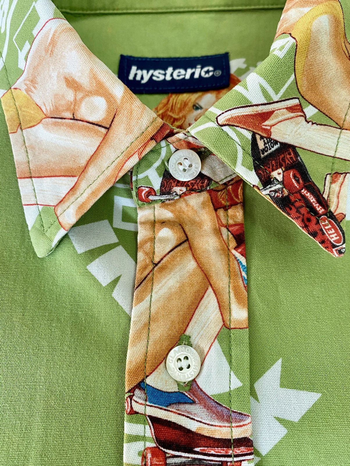 Hysteric Glamour Hysteric Glamour Skater Girls Print Shirt Size US XL / EU 56 / 4 - 3 Thumbnail