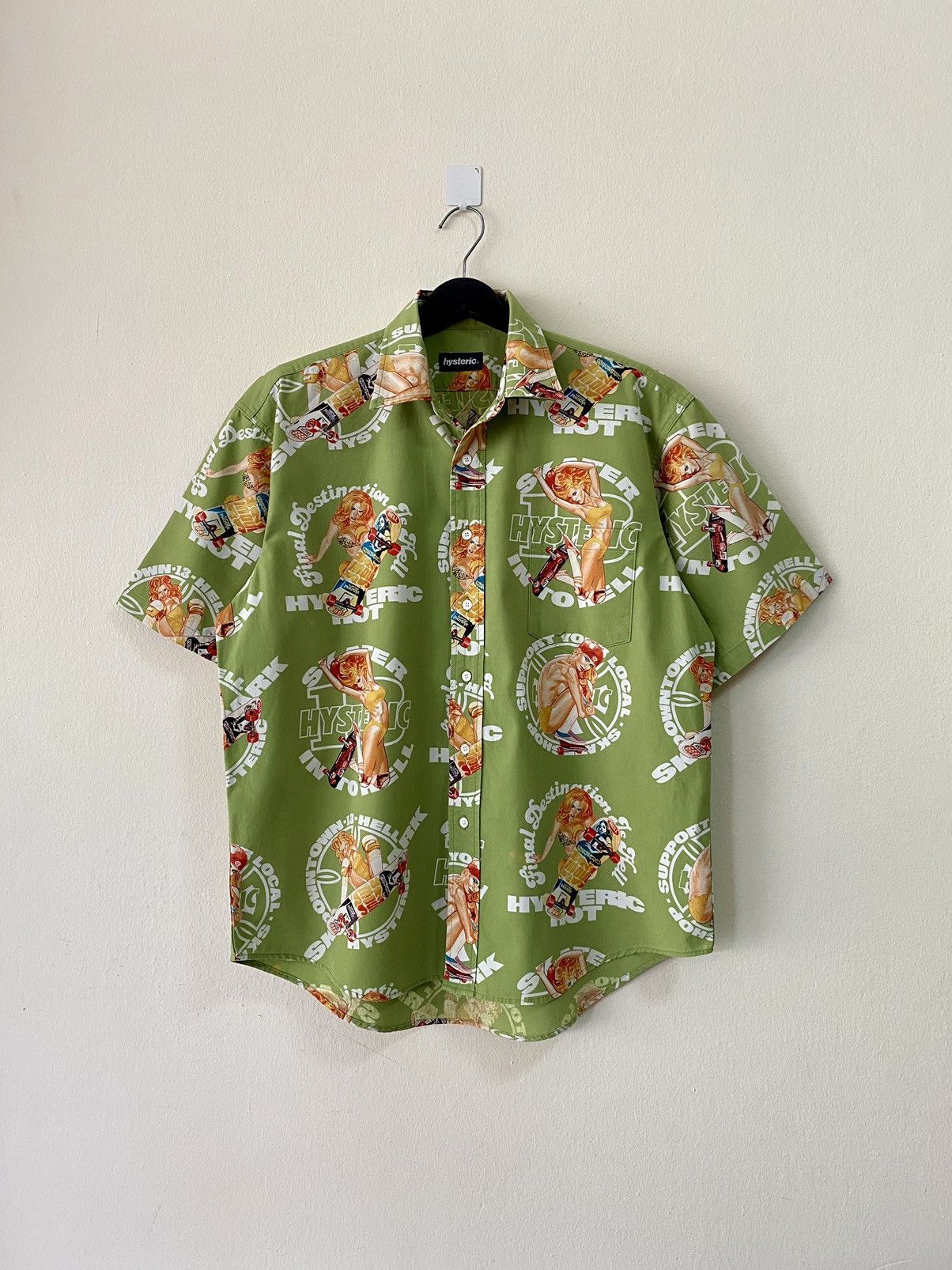 Hysteric Glamour Hysteric Glamour Skater Girls Print Shirt Size US XL / EU 56 / 4 - 1 Thumbnail