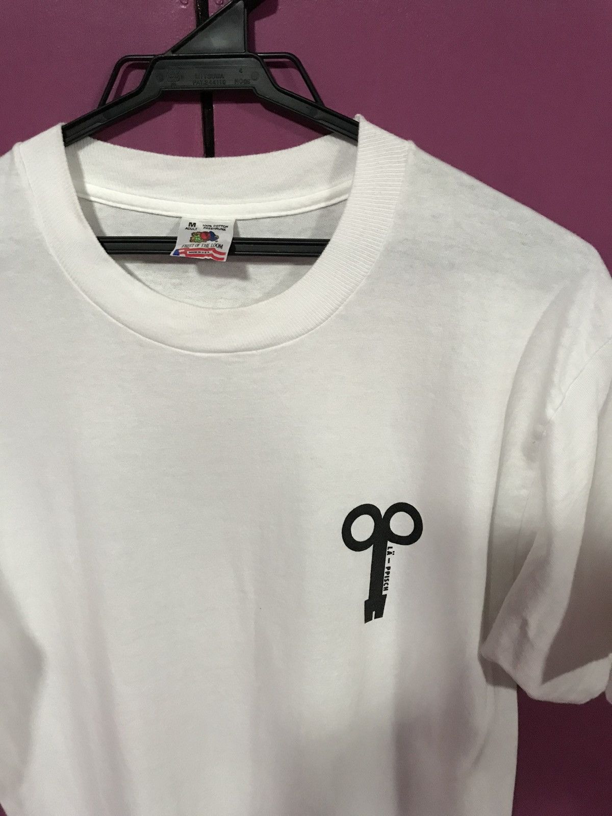 Vintage VINTAGE LA.PPISCH 90s WHITE SIZE M TEE SHIRT USA Size US M / EU 48-50 / 2 - 2 Thumbnail