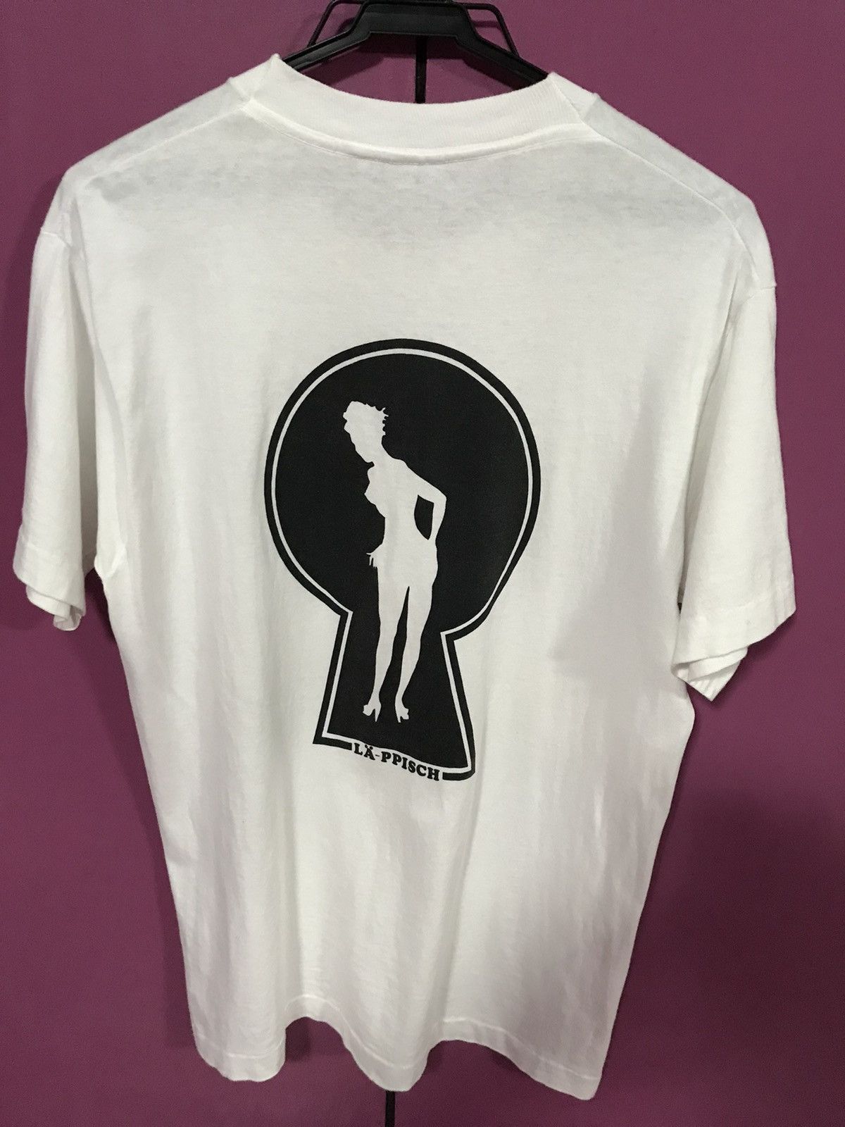 Vintage VINTAGE LA.PPISCH 90s WHITE SIZE M TEE SHIRT USA Size US M / EU 48-50 / 2 - 1 Thumbnail