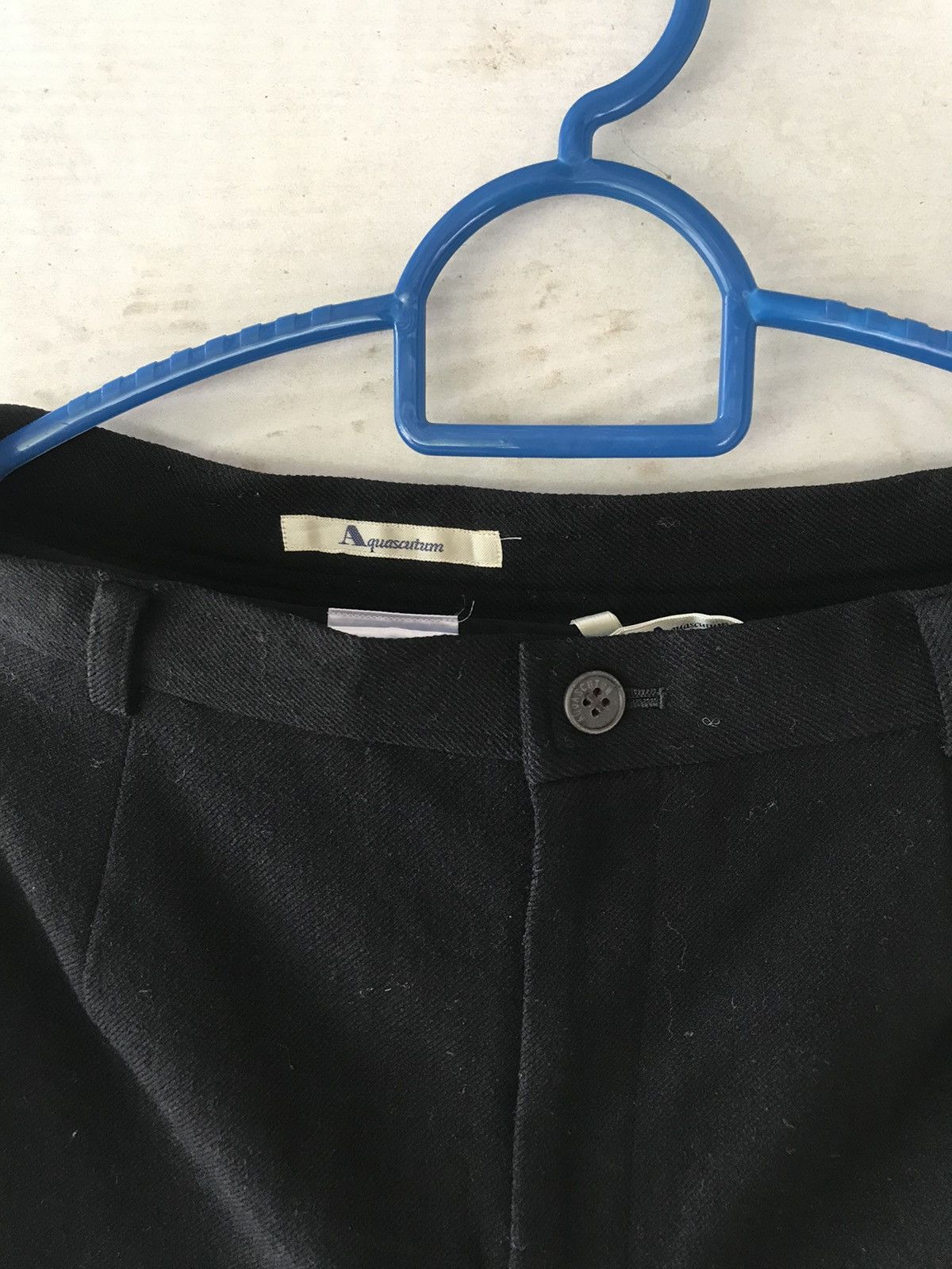 Aquascutum AQUASCUTUM BLACK SIZE 27 CASUAL PANTS WOOL Size US 27 - 3 Thumbnail