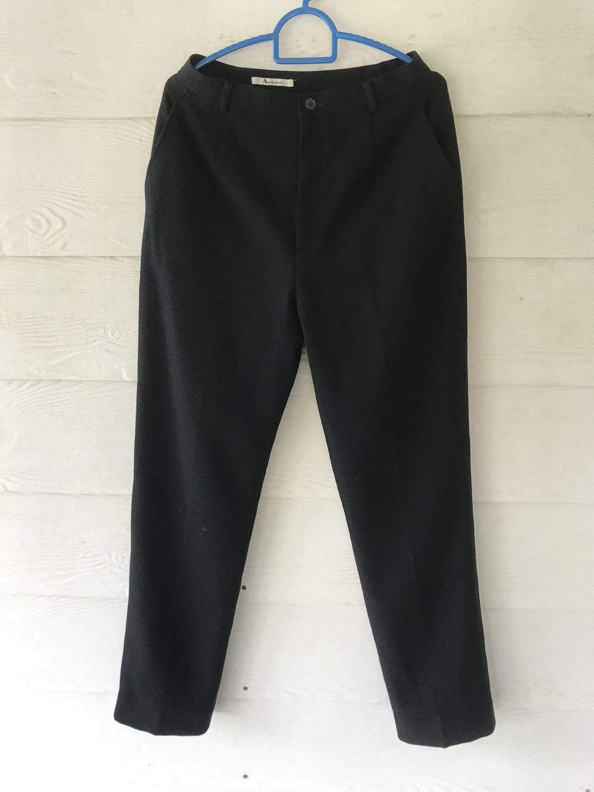 image of Aquascutum Black Size 27 Casual Pants Wool, Men's