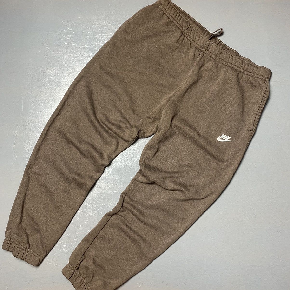 Vintage Nike Swoosh Brown joggers size XL