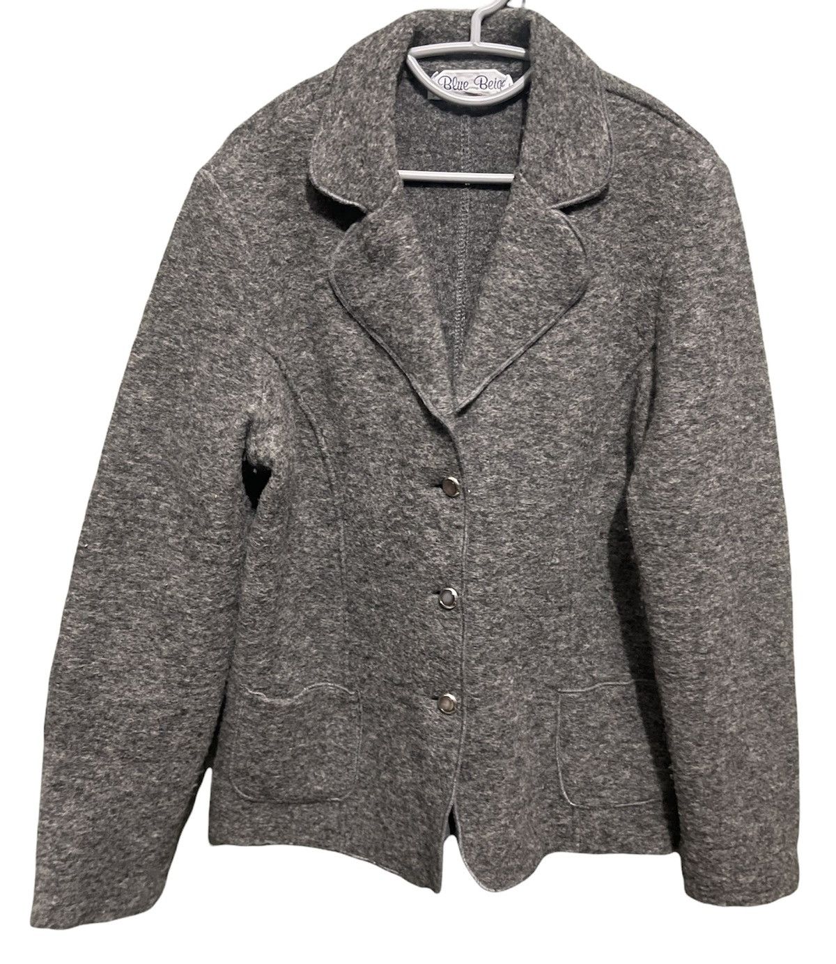 BLUE BEIGE MILANO JACKET WOOL ITALY