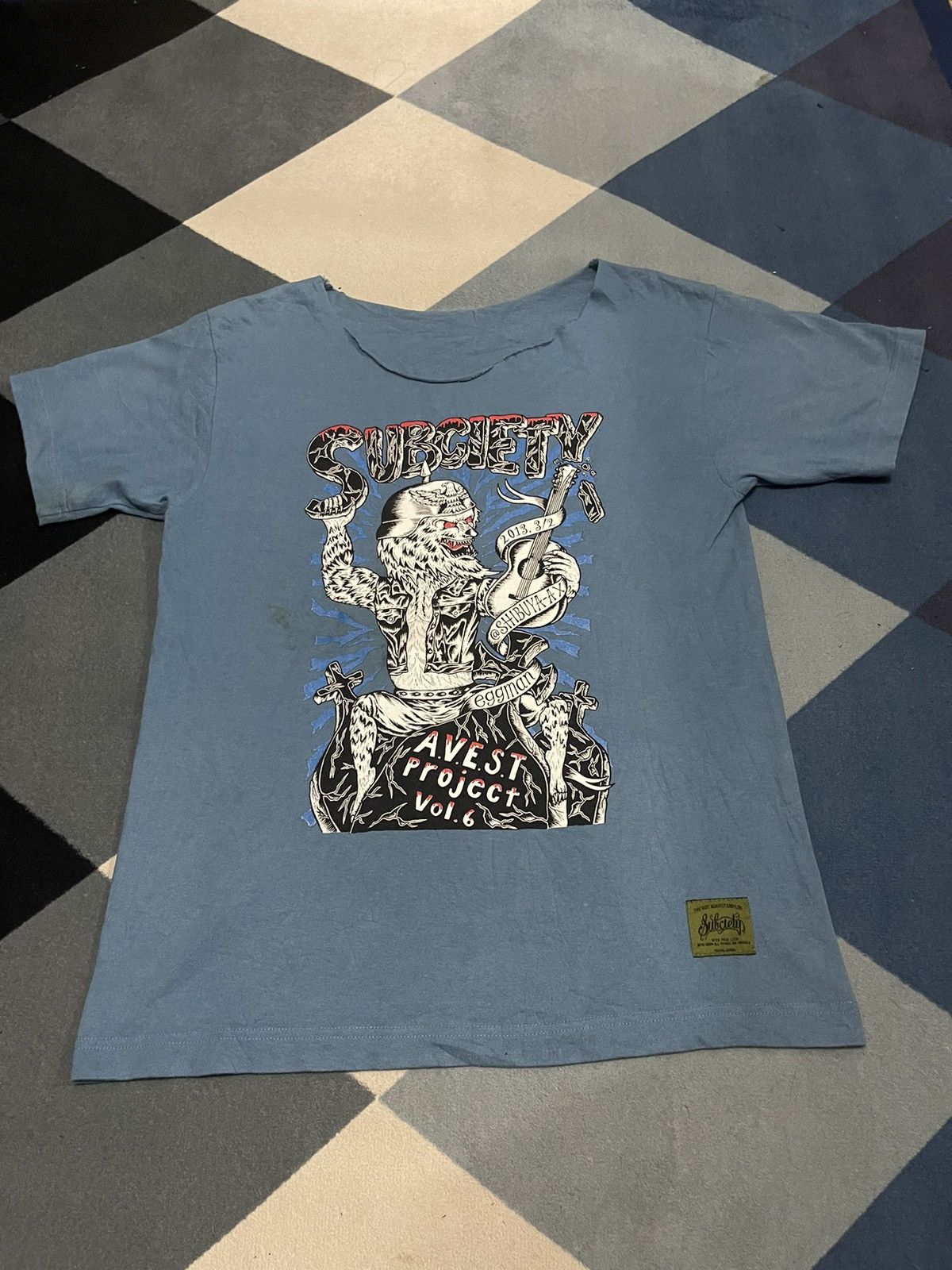 Japanese Brand VINTAGE SUBCIETY TEE SHIRT PUNK AVEST PROJECT VOL .6 Size US S / EU 44-46 / 1 - 1 Thumbnail