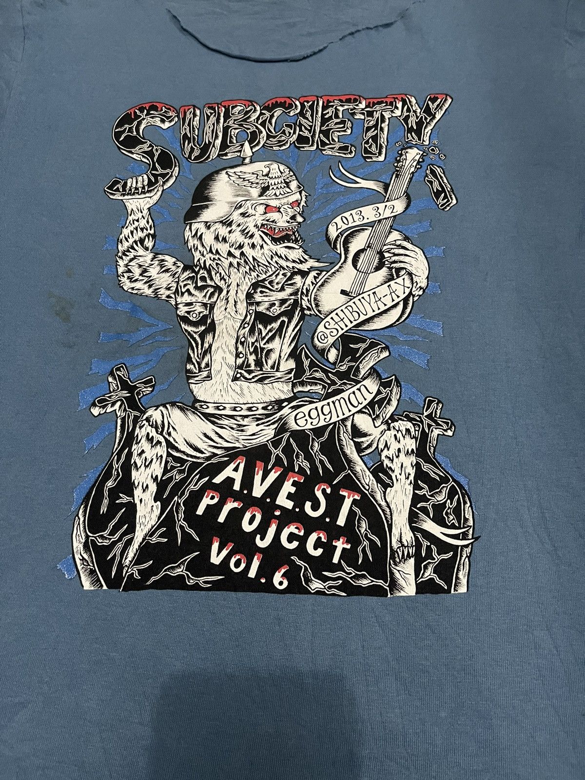 Japanese Brand VINTAGE SUBCIETY TEE SHIRT PUNK AVEST PROJECT VOL .6 Size US S / EU 44-46 / 1 - 3 Thumbnail