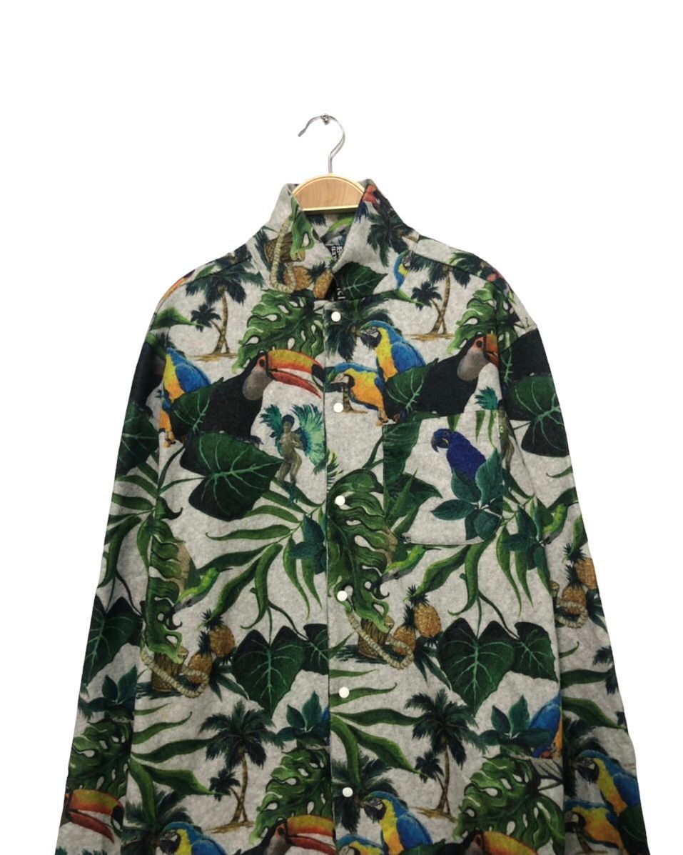 Habitat Vintage BBR Athleta Bombr Full Print Button Ups Jacket Size US M / EU 48-50 / 2 - 4 Thumbnail