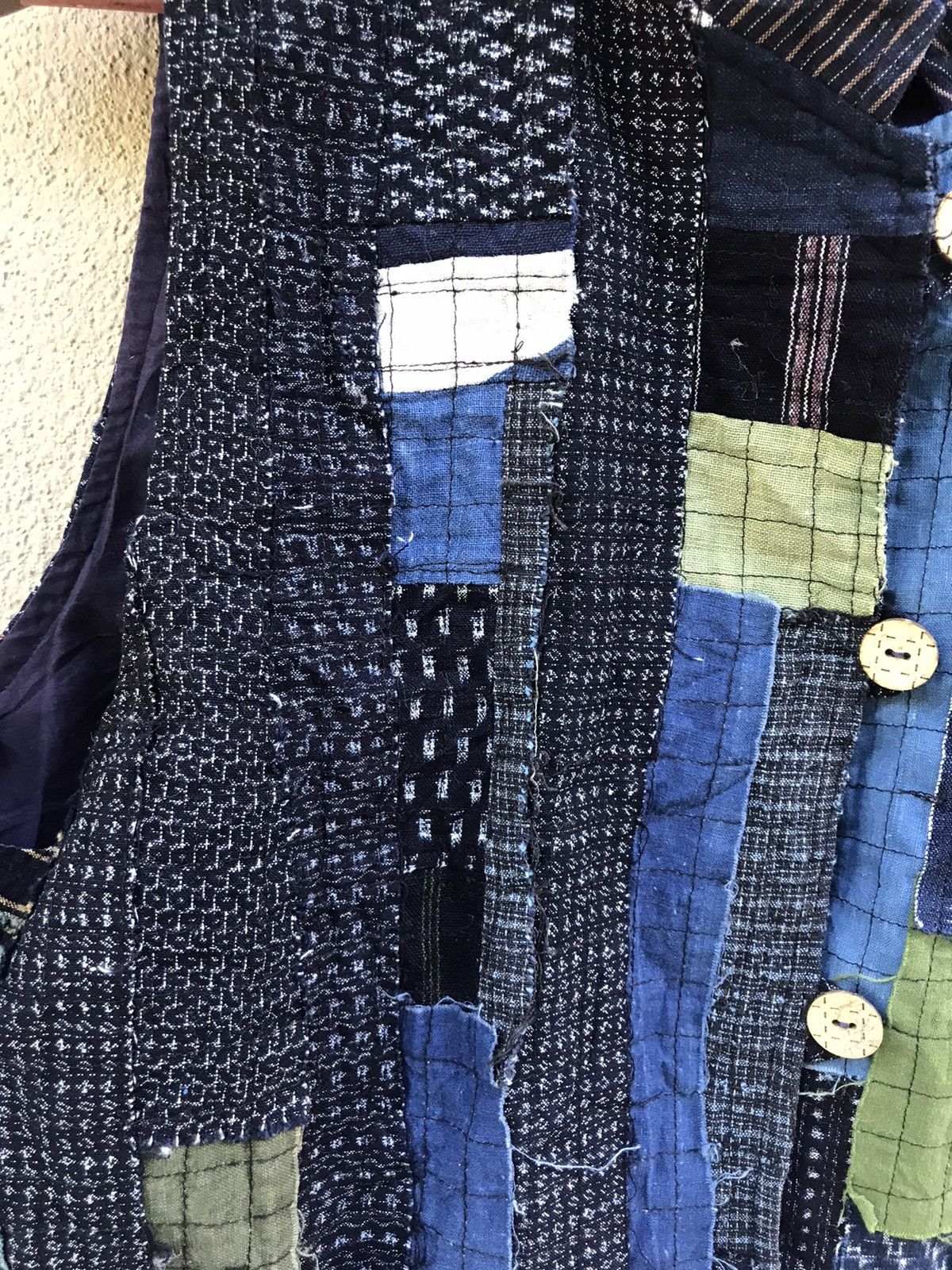Japanese Brand Kapital style boro patchwork vest japan two pocket Size US L / EU 52-54 / 3 - 9 Thumbnail