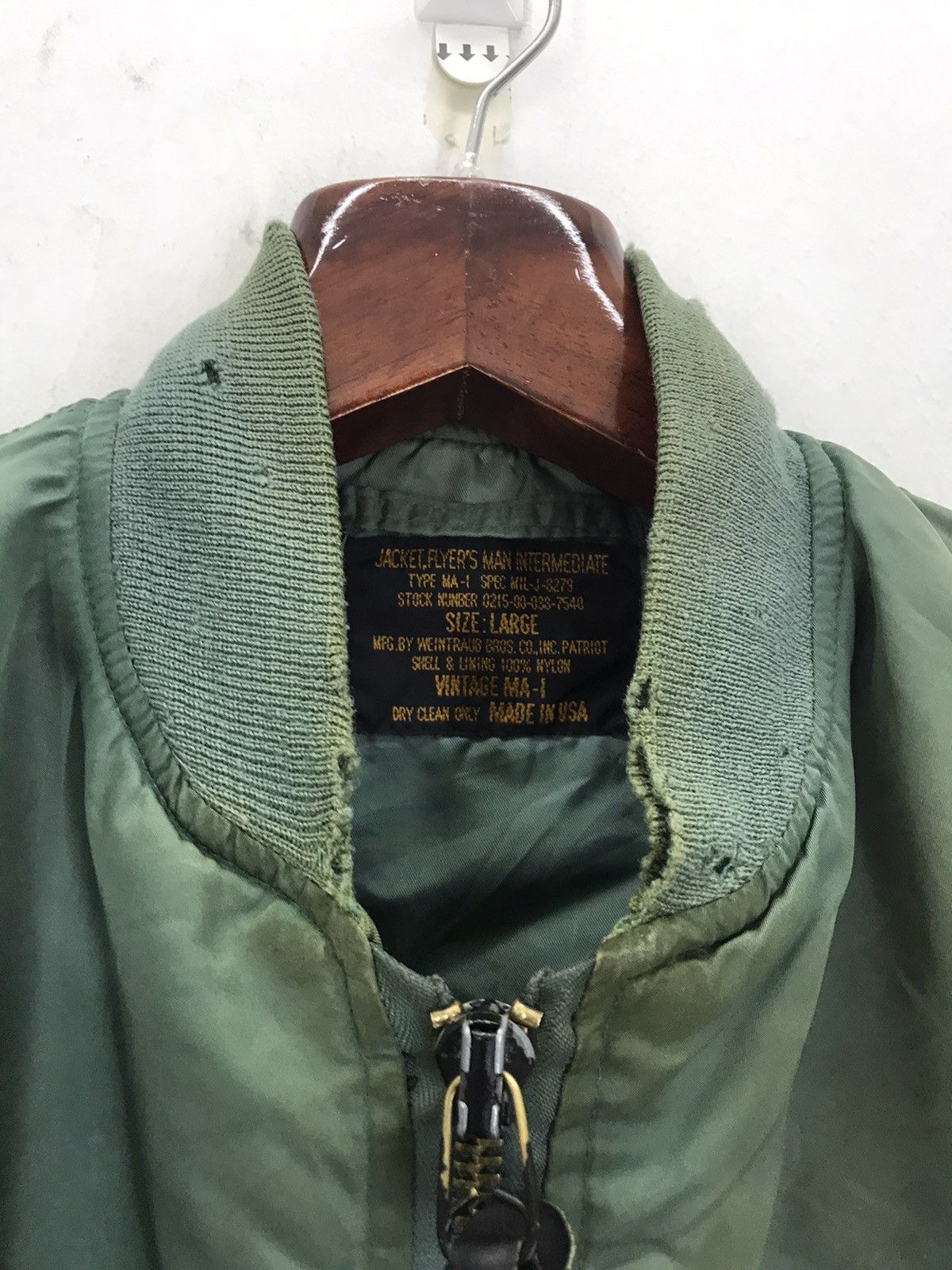 Vintage Vintage Weintraub Bros Patriot Ma1 flight jacket air force Size US L / EU 52-54 / 3 - 14 Thumbnail